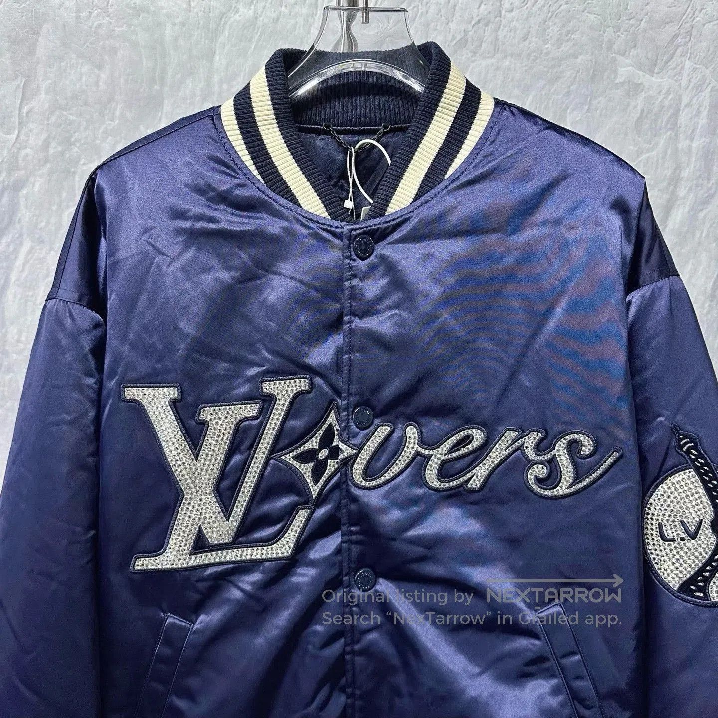 Louis Vuitton louis vuitton ss25 rhinestone baseball jacket. Size US M / EU 48-50 / 2 - 2 Thumbnail