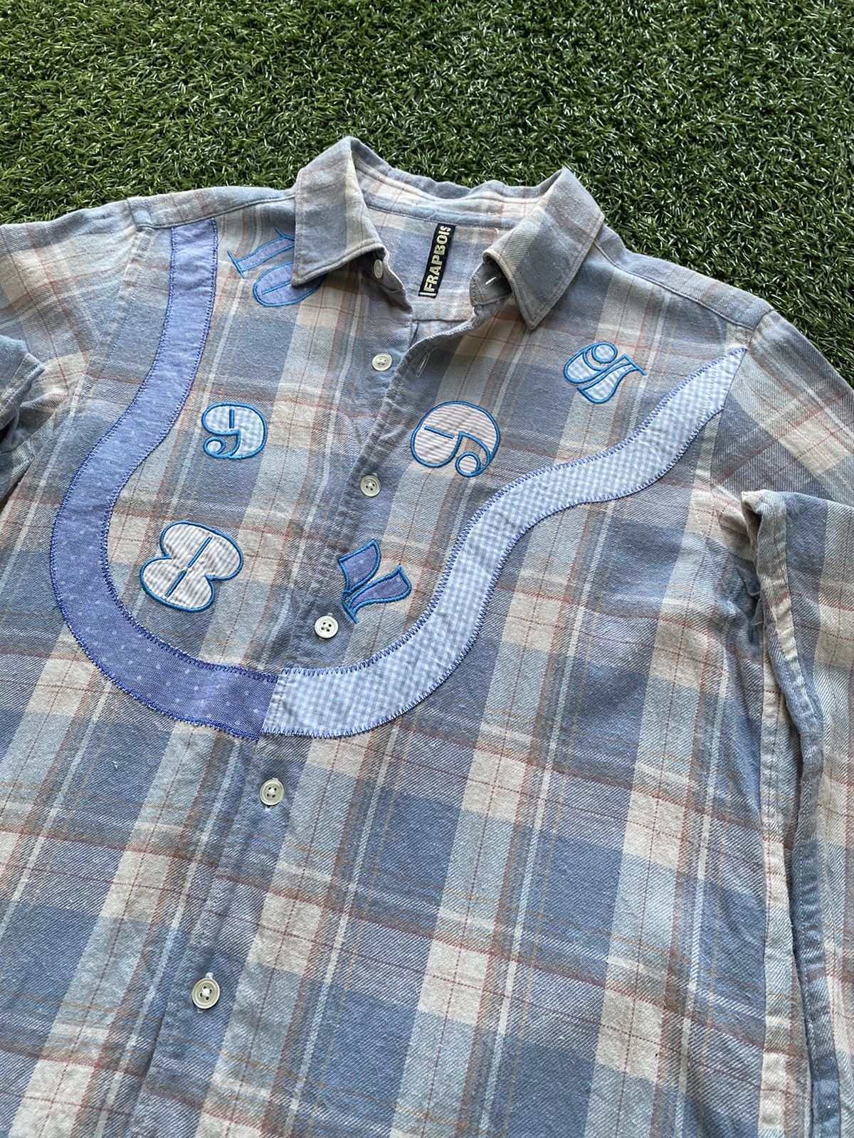 Vintage Frapbois Issey Miyake Numeral Flannel Shirts