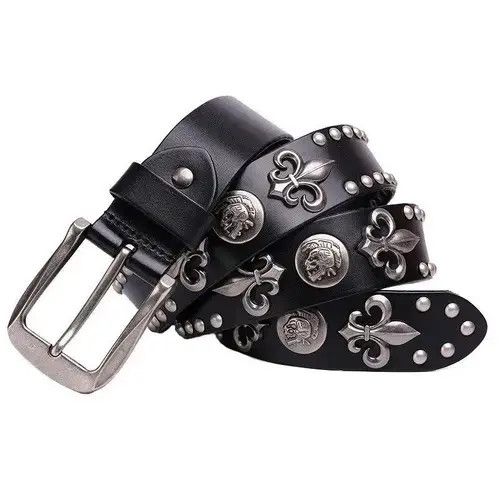 Other Men Belt Punk Rivet Size 32 - 1 Thumbnail
