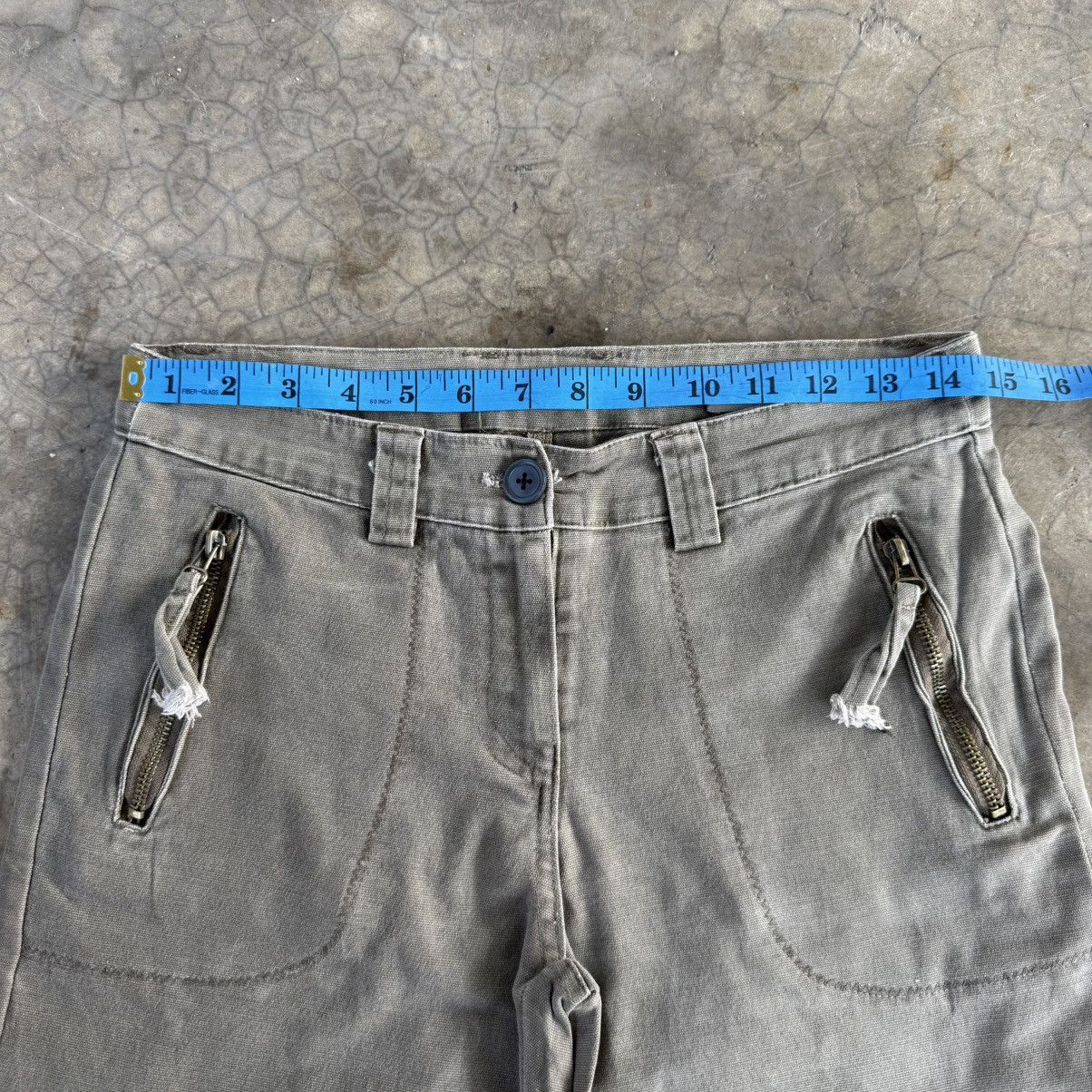 Japanese Brand Vintage Landewei Dark grey Women Cargo Pants W29 Size US 29 - 4 Thumbnail