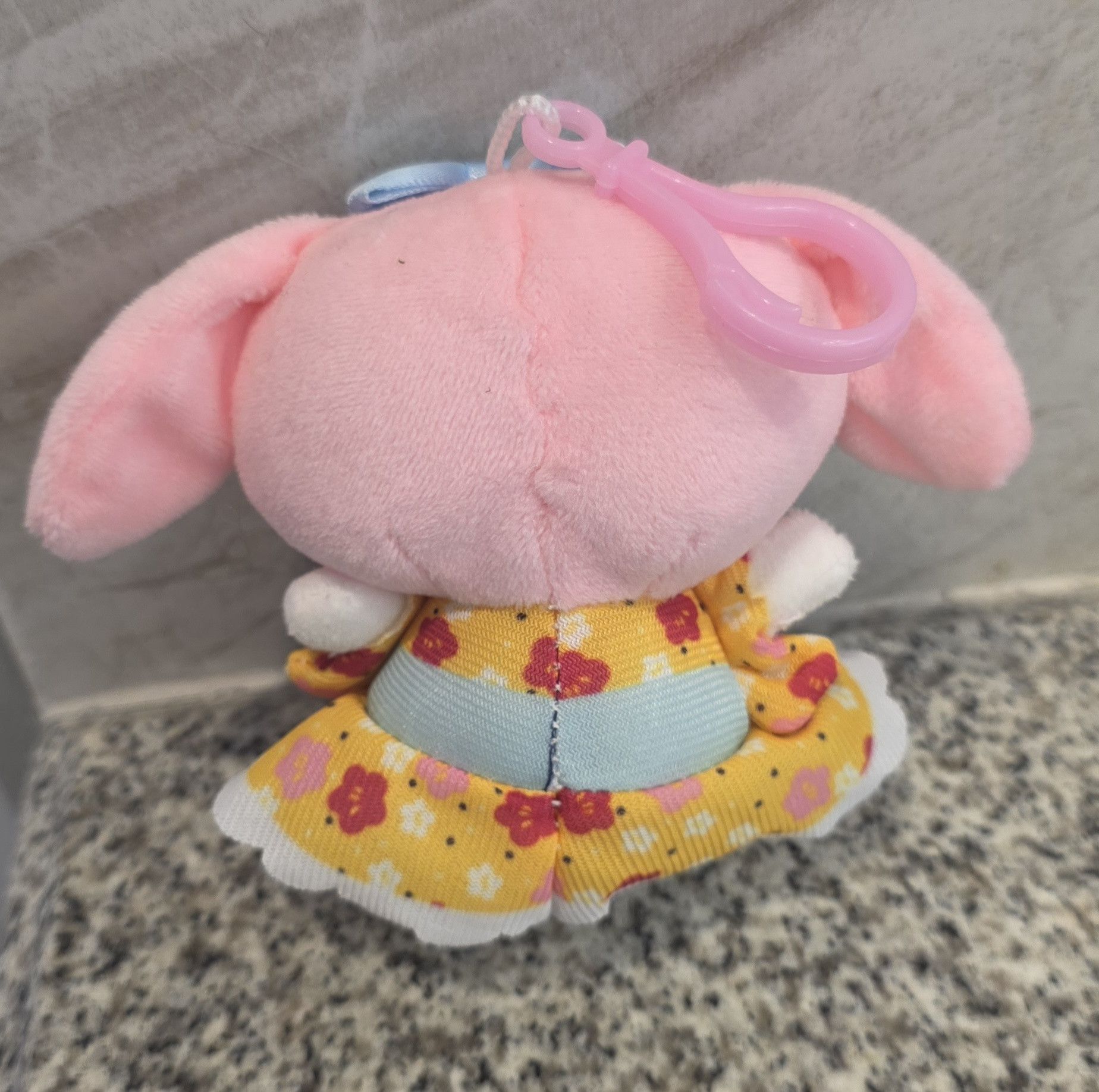 Other NWOT My Melody Yellow Floral Dress Bag Charm Plush 4.5" Size ONE SIZE - 2 Thumbnail