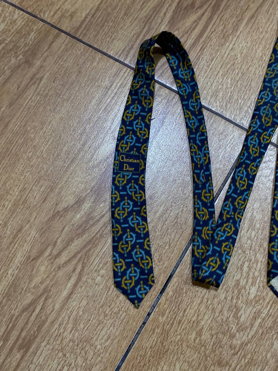 Dior Hype Tie Christian Dior Silk Monsieur Size ONE SIZE - 2 Thumbnail