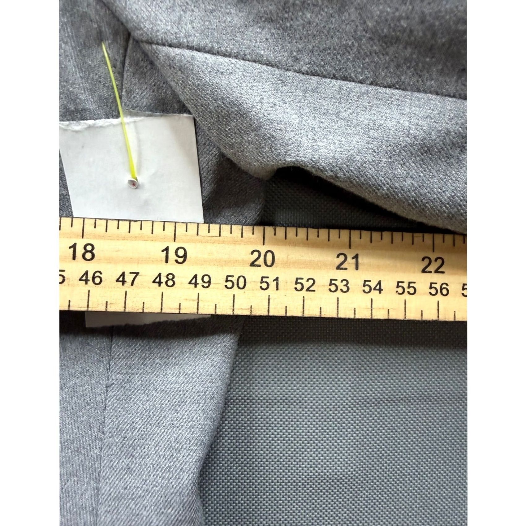 DKNY DKNY Blazer Womens Grey Collarless Ring Closure Open Front Jacket 14P Size XL / US 12-14 / IT 48-50 - 4 Thumbnail