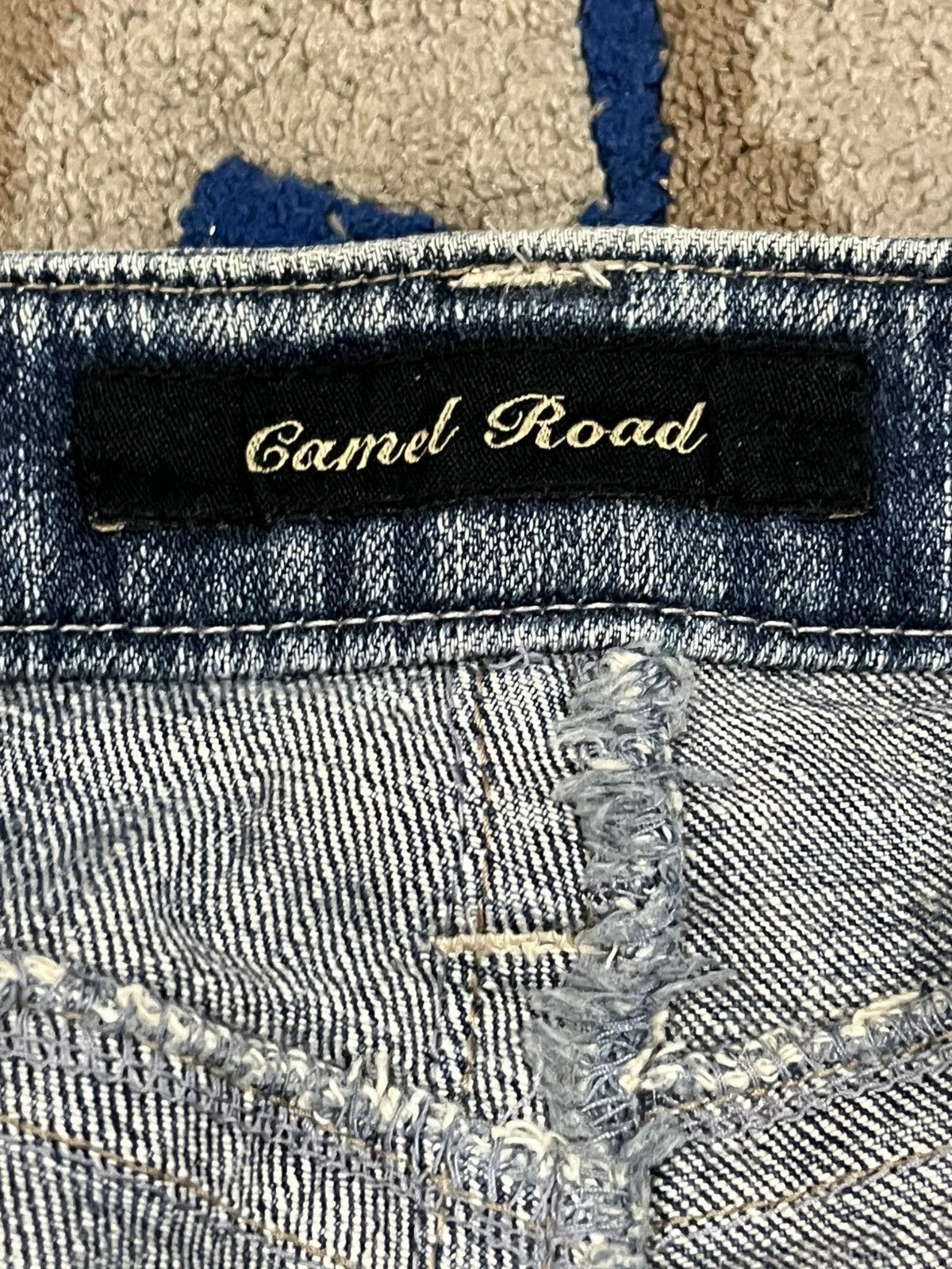 Camel × Vintage Vintage Camel Road Flare Bell Bottom Grunge Denim Size US 32 / EU 48 - 12 Thumbnail