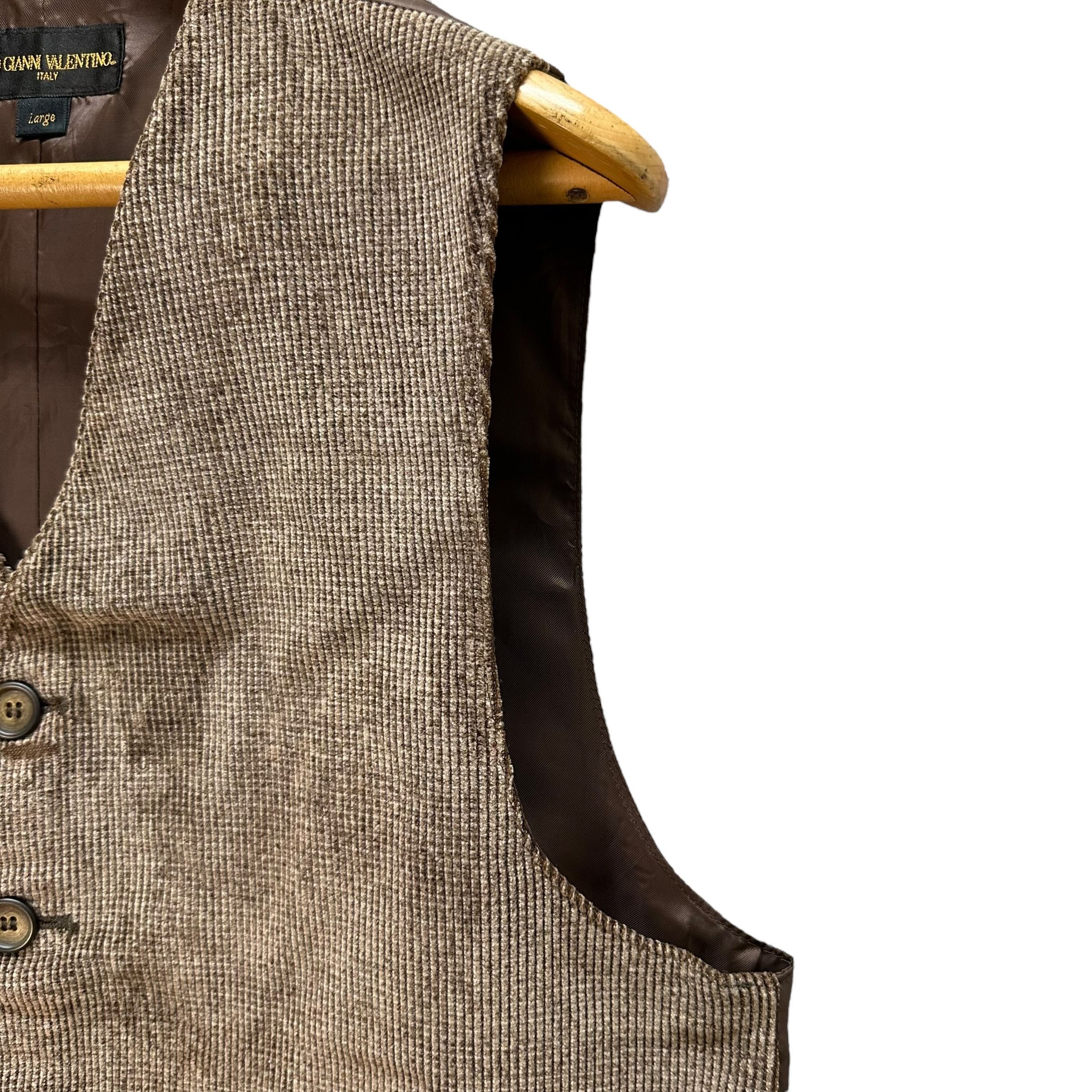 Gianni Valentino GIANNI VALENTINO Italy Brown Gentlemen Vest #A4-0075 Size US L / EU 52-54 / 3 - 5 Thumbnail