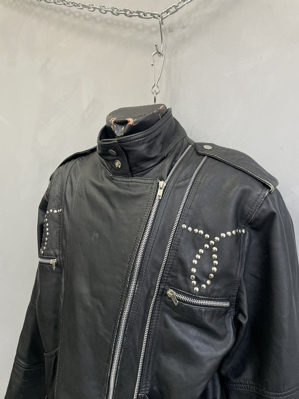 Harley Davidson Harley davidson Biker Leather Jacket Studded Rock Gothic Size US M / EU 48-50 / 2 - 3 Thumbnail