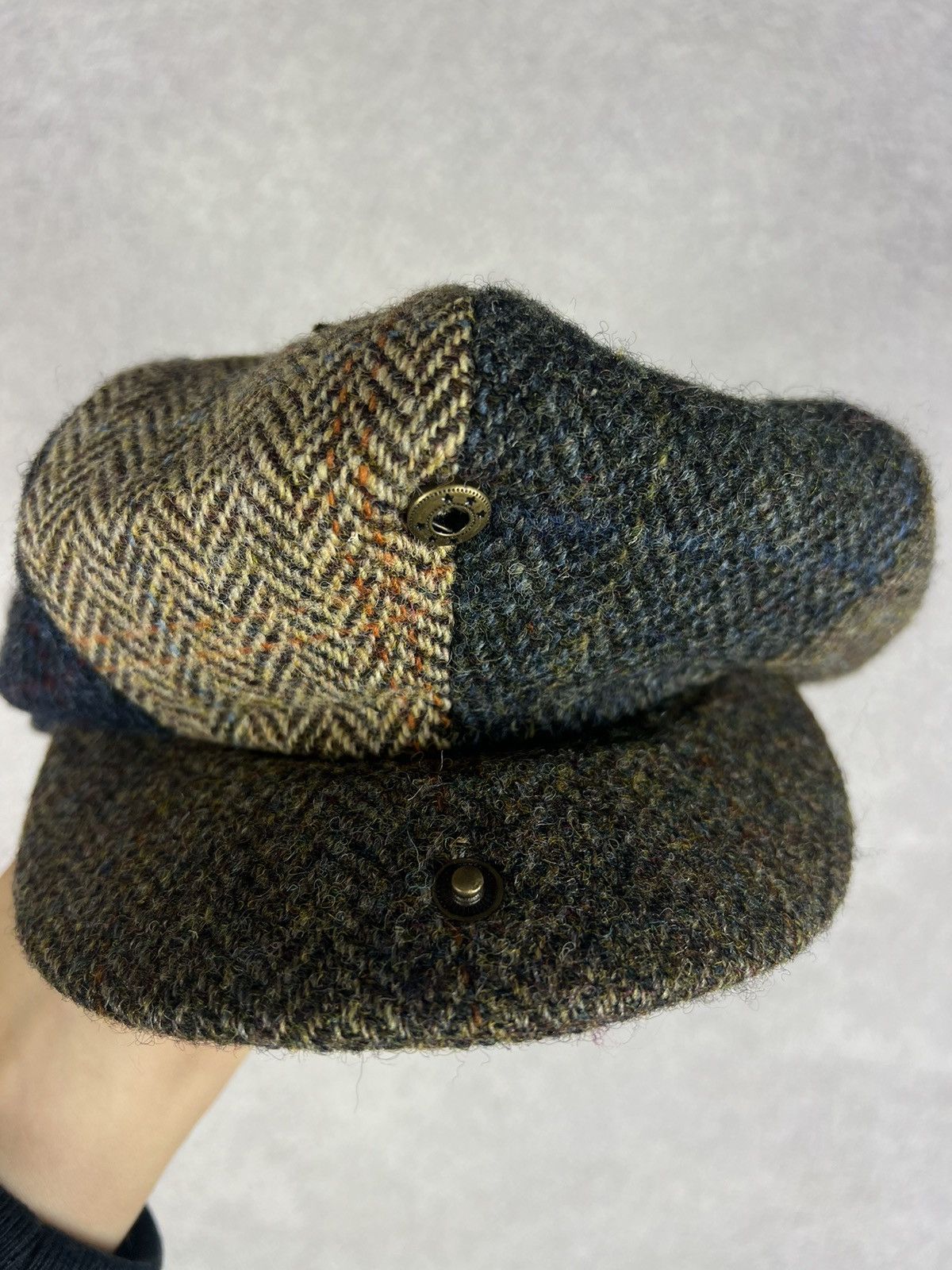 Harris Tweed Vintage Harris Tweed Flat Cap Hat Size ONE SIZE - 8 Thumbnail