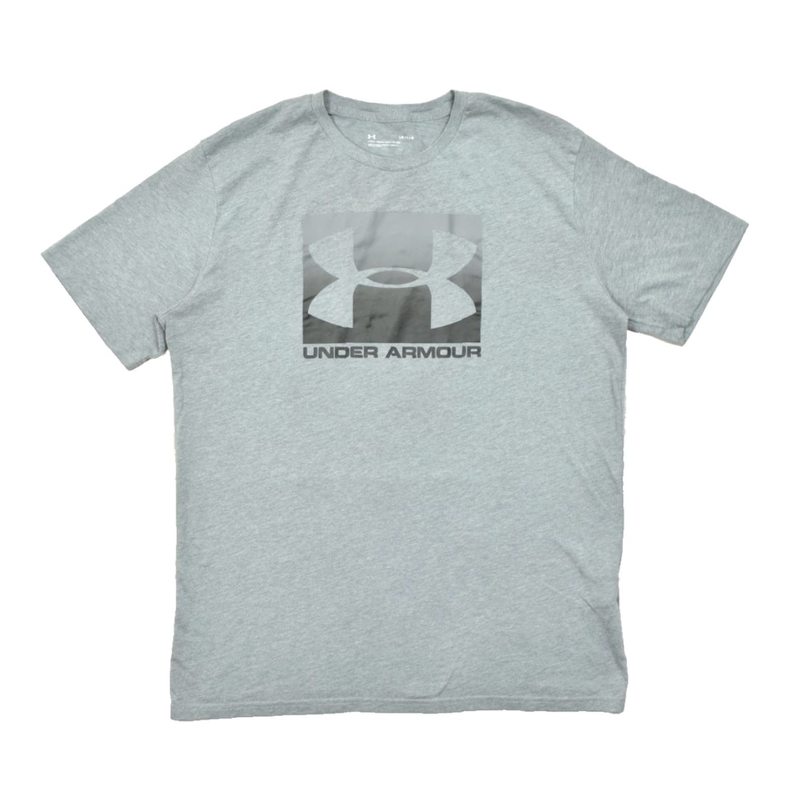 Under Armour Under Armour Men's T-Shirt Gray Graphic Loose Fit Cotton Blend Crew Neck Short Sleeve Size L Size US L / EU 52-54 / 3 - 2 Thumbnail