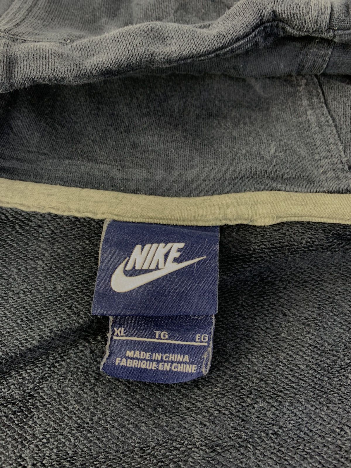Nike Hype Nike Athletic Swoosh Logo Full Zip Hoodies Size US L / EU 52-54 / 3 - 7 Thumbnail