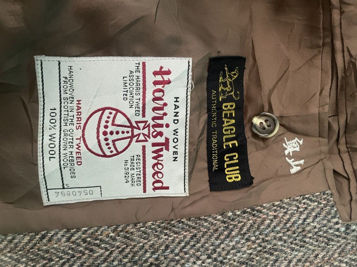 Harris Tweed × Japanese Brand × Vintage Vintage Harris Tweed Wool Blazer/Jacket Size US L / EU 52-54 / 3 - 6 Thumbnail