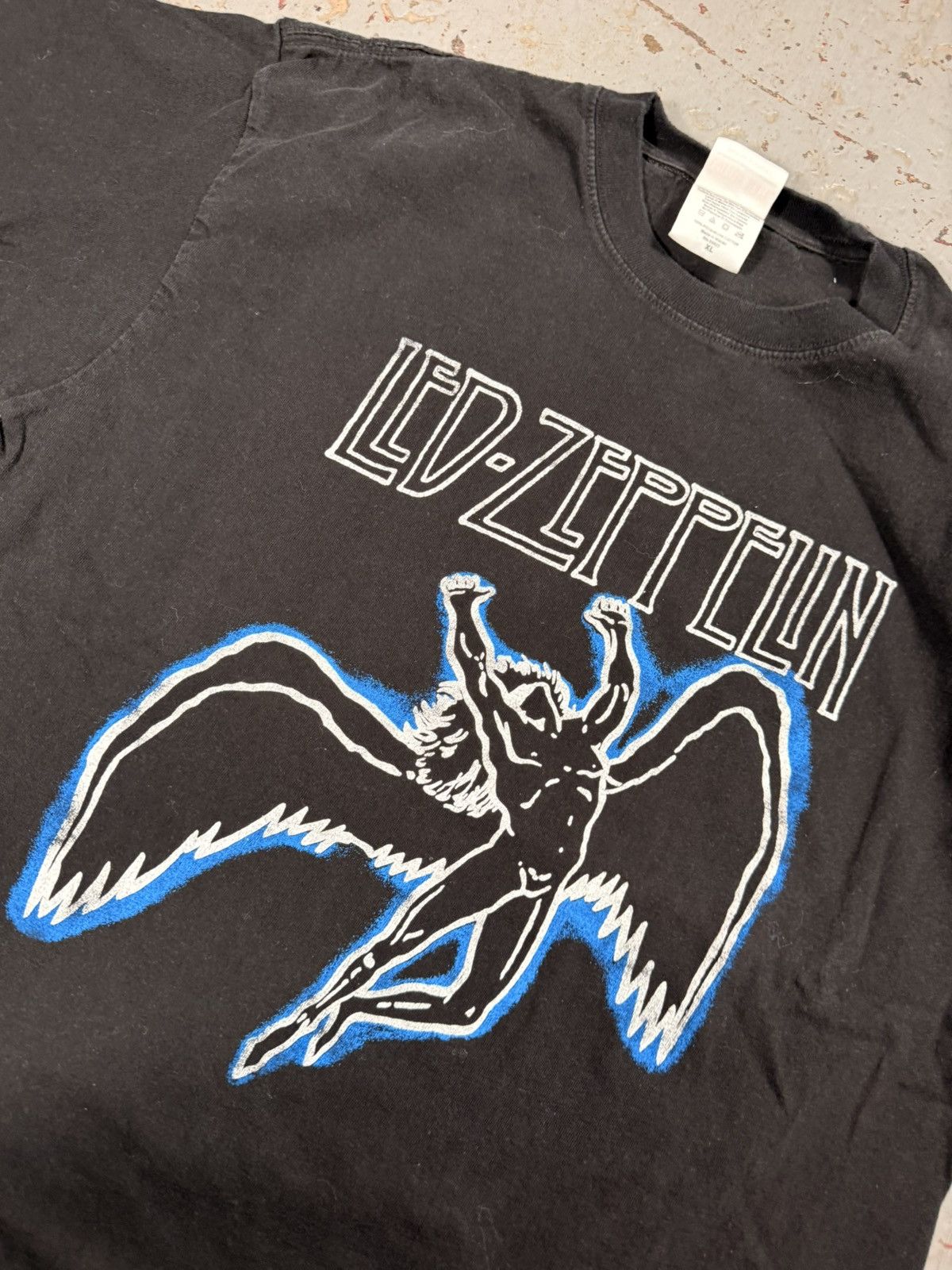 Other Insane 90s Vintage Led Zeppelin Icarus Tee Shirt Size US XL / EU 56 / 4 - 3 Thumbnail
