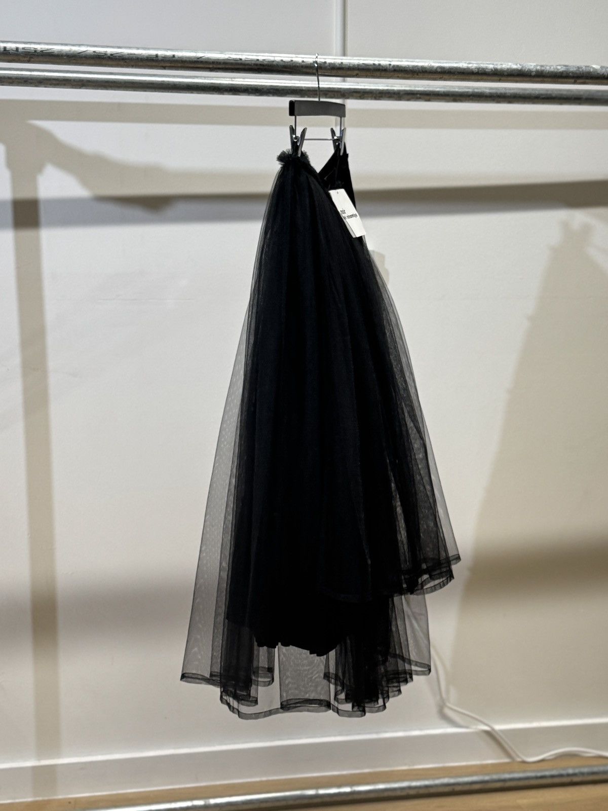Comme des Garcons NOIR KEI NINOMIYA AW 2022 Satin Tulle Skirt Size 27" / US 4 / IT 40 - 2 Thumbnail