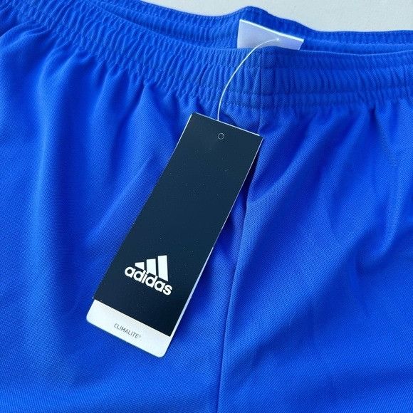 Adidas NWT ADIDAS WOMEN’S CLIMALITE SQUAD 17 BLUE SHORTS SZ LARGE L Size 27" / US 4 / IT 40 - 2 Thumbnail