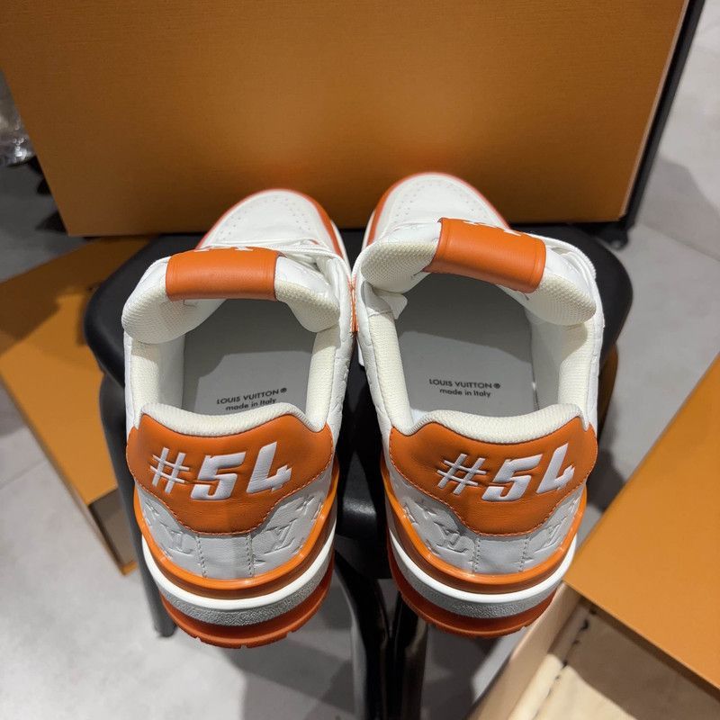 Louis Vuitton Louis Vuitton Trainer Leather Sneakers -2508 Size US 7.5 / EU 40-41 - 3 Thumbnail