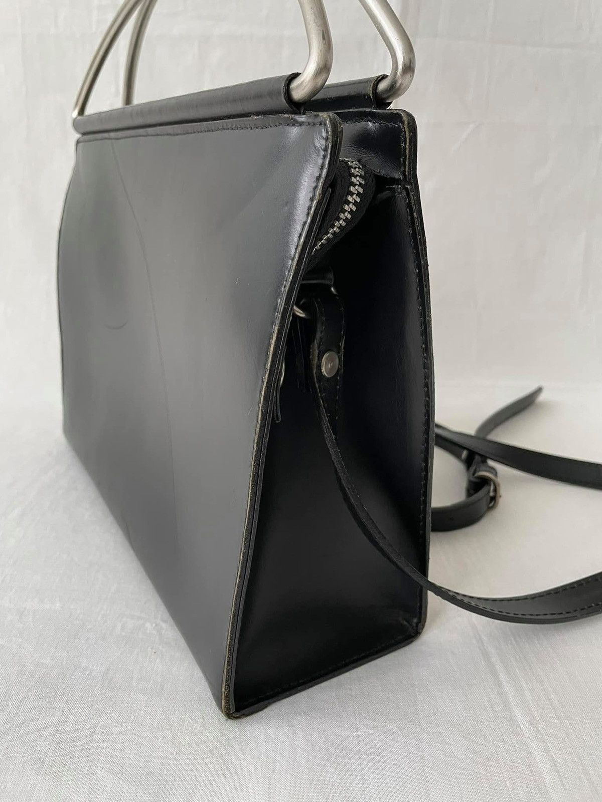 Yohji Yamamoto Yohji Yamamoto Y’saccs Leather Sling Bag Size ONE SIZE - 8 Thumbnail