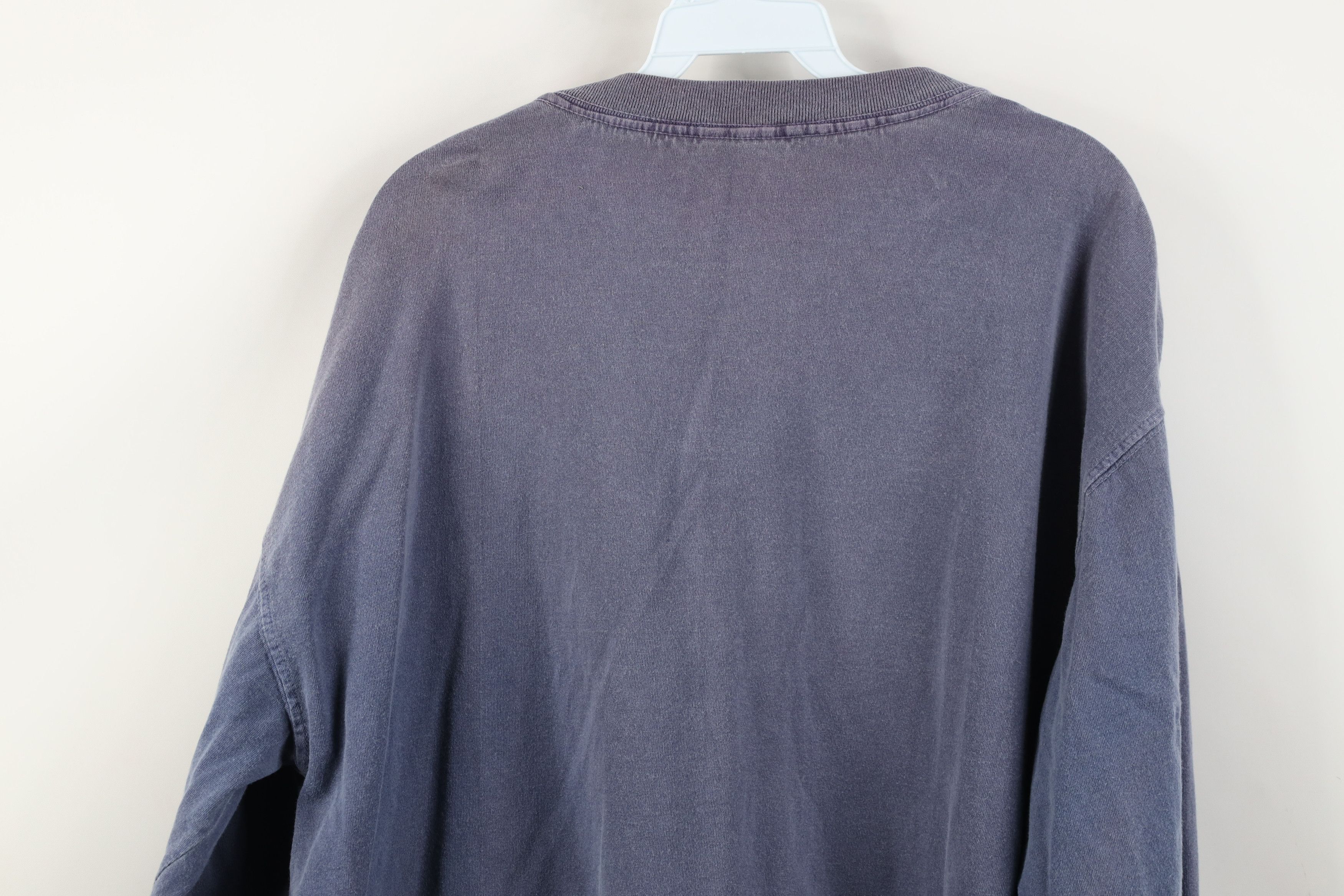 Vintage Vintage 90s Streetwear Heavy Cotton Long Sleeve T-Shirt Size US XL / EU 56 / 4 - 12 Thumbnail