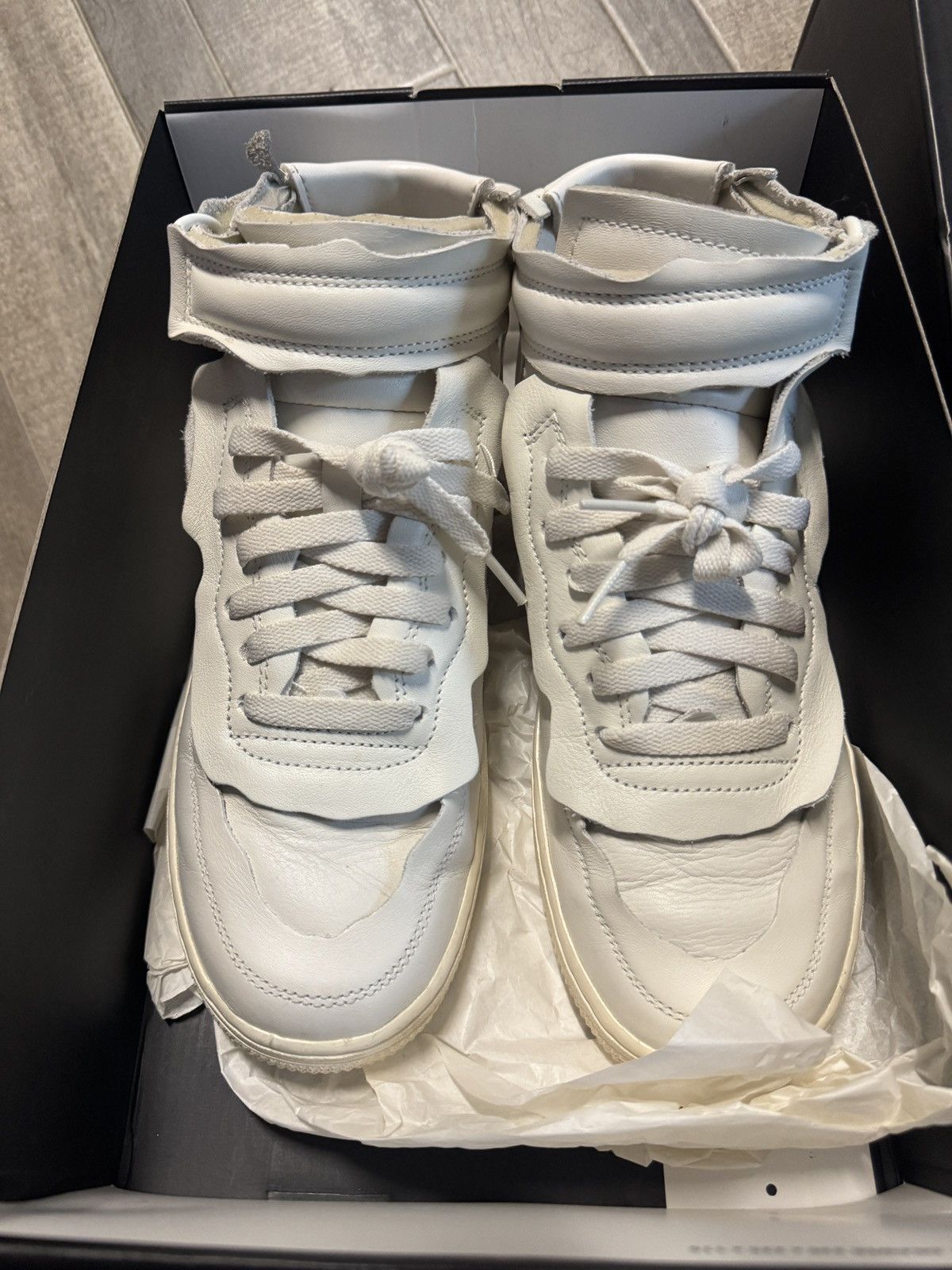 Comme des Garcons × Nike Nike Air Force 1 Mid Comme De Garcons Size US 9 / IT 39 - 3 Thumbnail