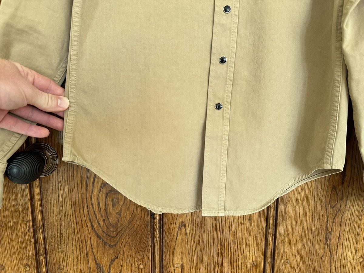 Saint Laurent Paris Saint Laurent western stonewashed denim shirt tan S Size US S / EU 44-46 / 1 - 13 Thumbnail
