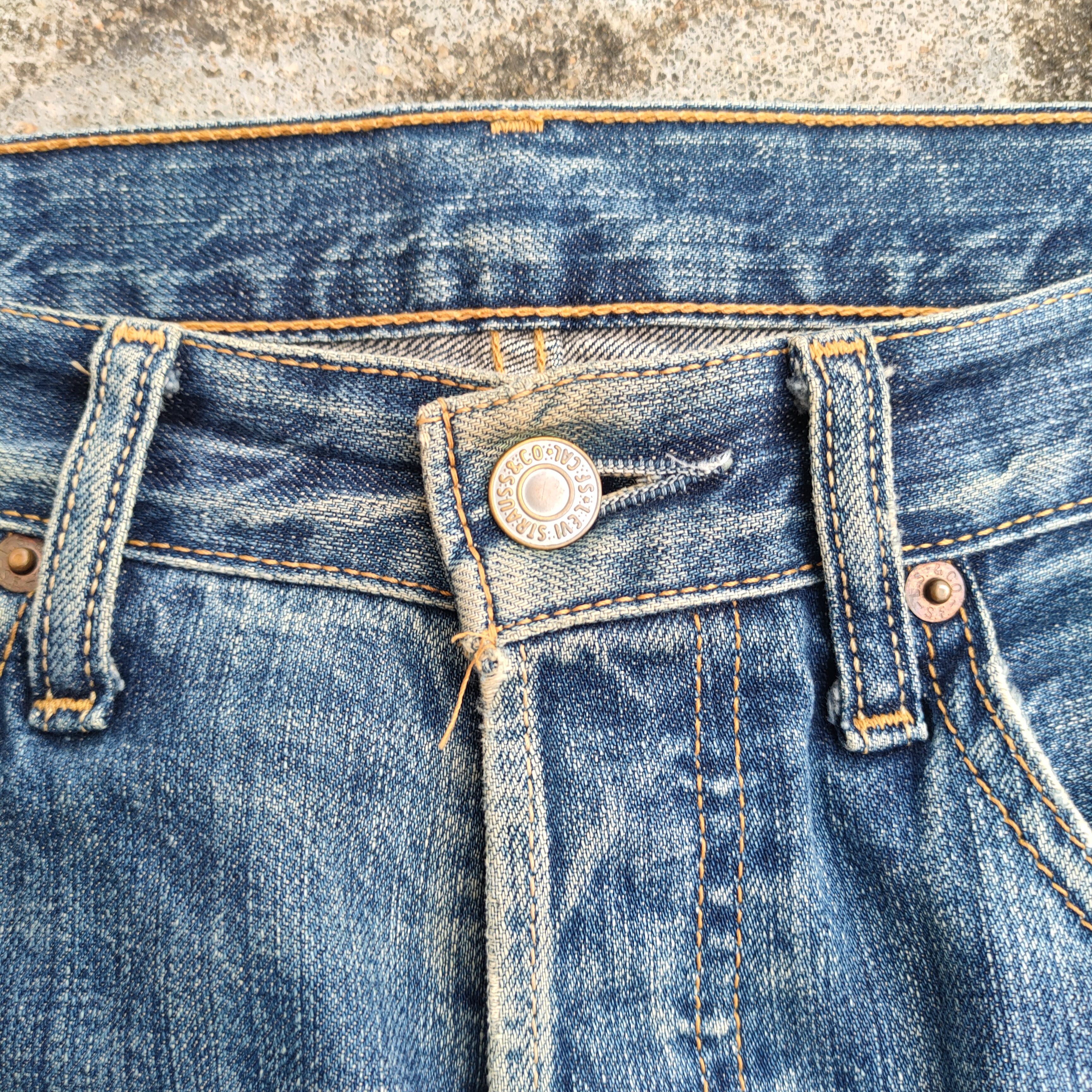 Levi's vintage Levi's 501 faded jeans denim pants Size US 33 - 5 Thumbnail