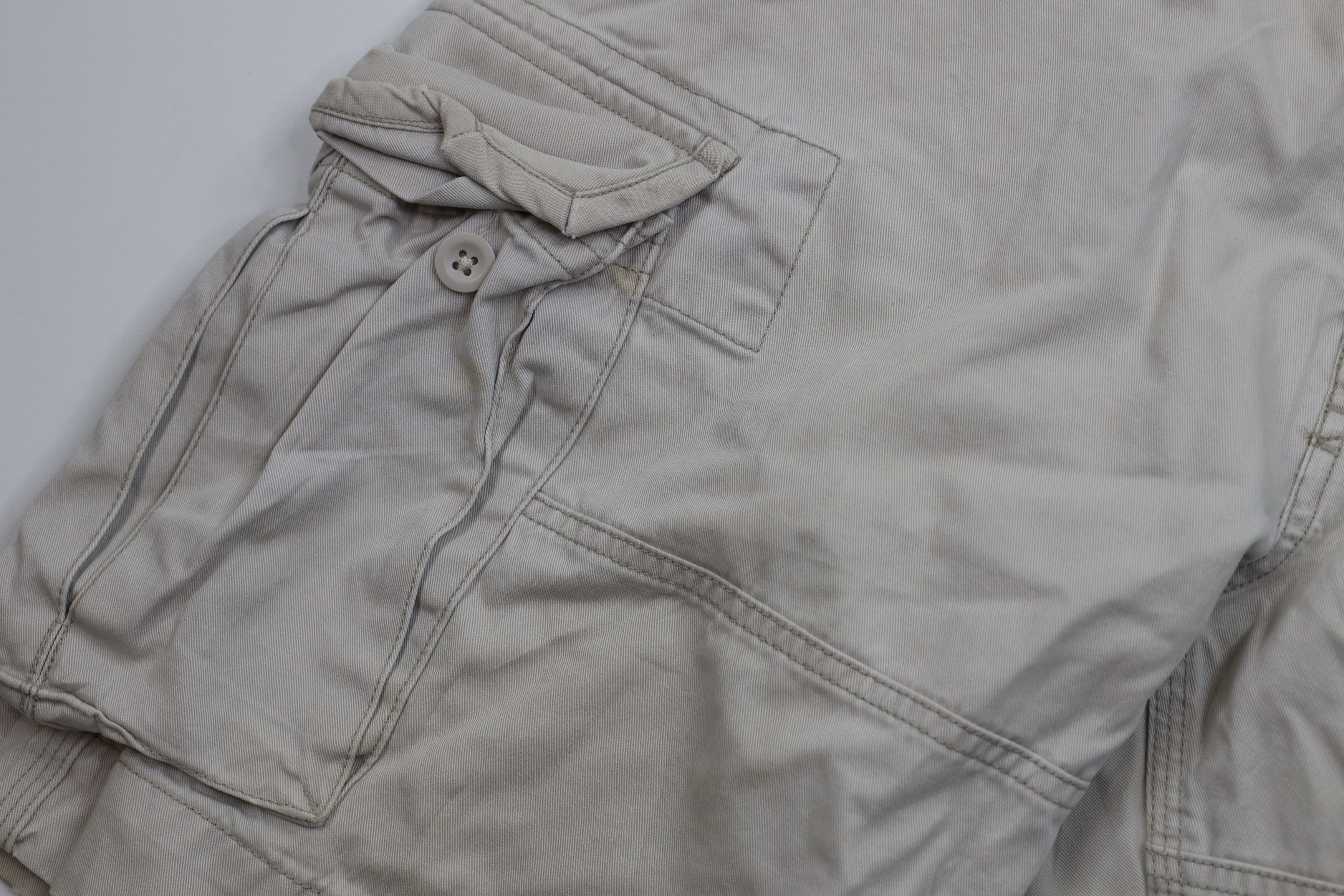 Ralph Lauren Vintage 90s Ralph Lauren Cargo Shorts Beige Cotton Size US 34 / EU 50 - 5 Thumbnail