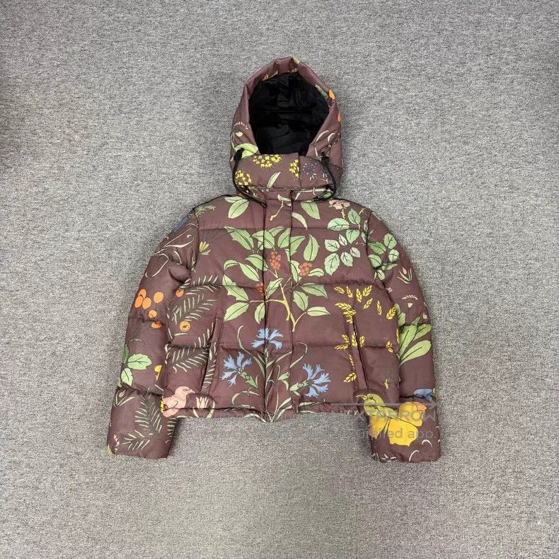 Loewe Loewe Back embossed floral print down jacket Size XS / US 0-2 / IT 36-38 - 1 Thumbnail