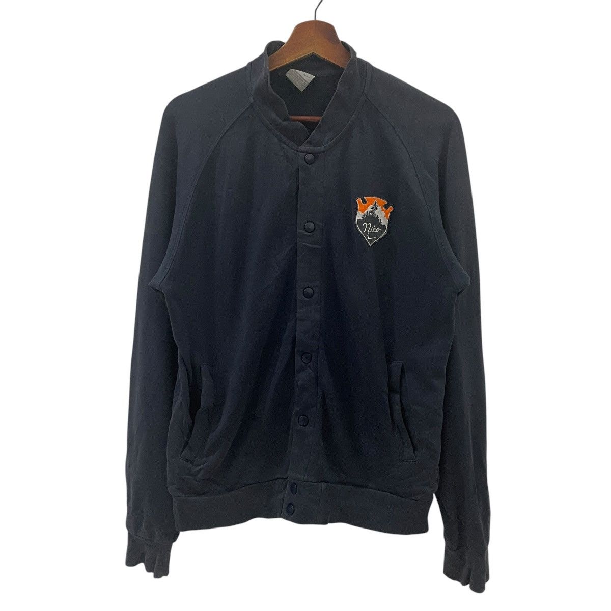 Nike Nike Embroidery Big Logo Button Ups Sweater Size US M / EU 48-50 / 2 - 9 Thumbnail