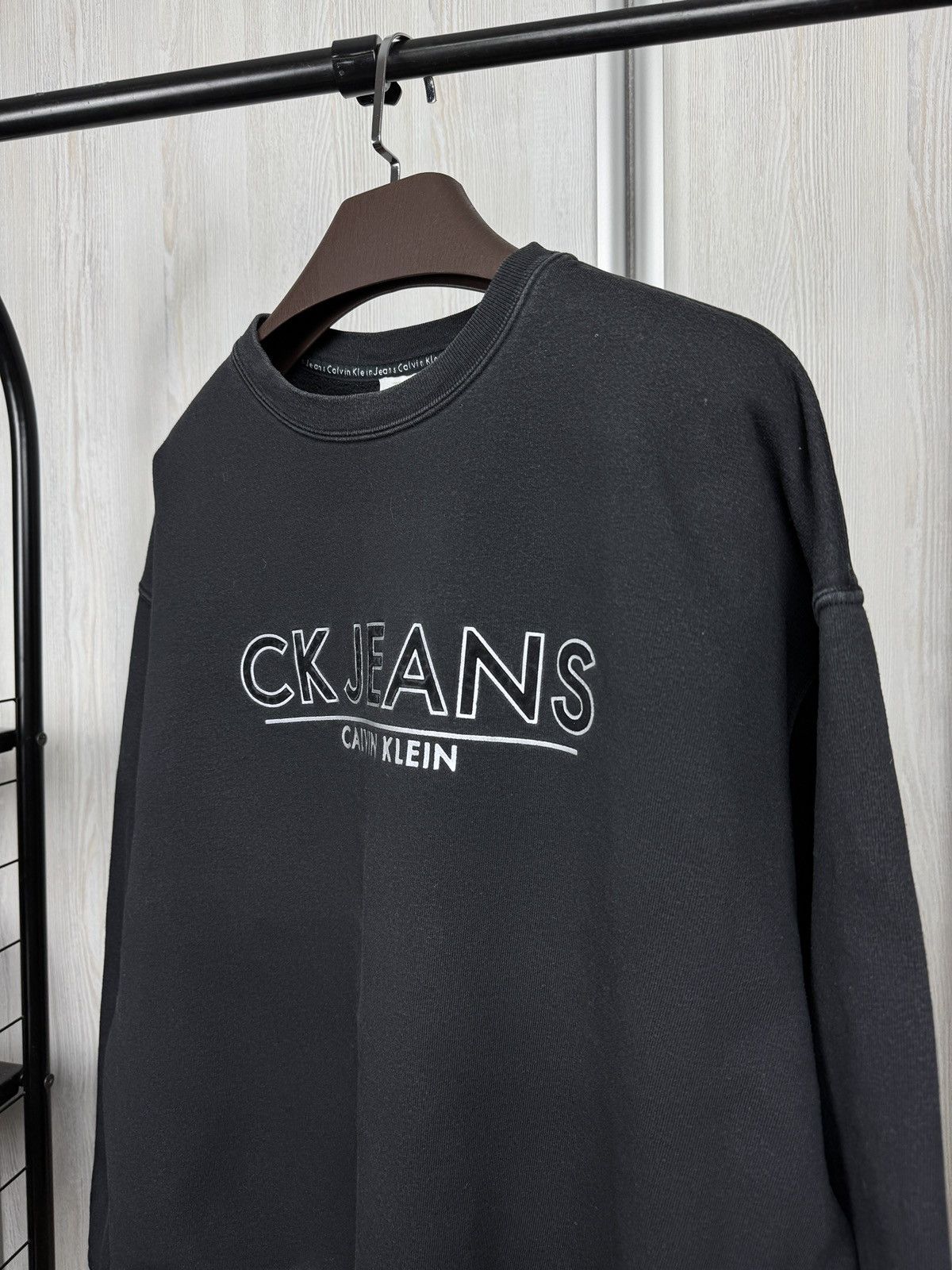 Calvin Klein Calvin Klein Jeans vintage made in USA big logo sweatshirt Size US XL / EU 56 / 4 - 5 Thumbnail