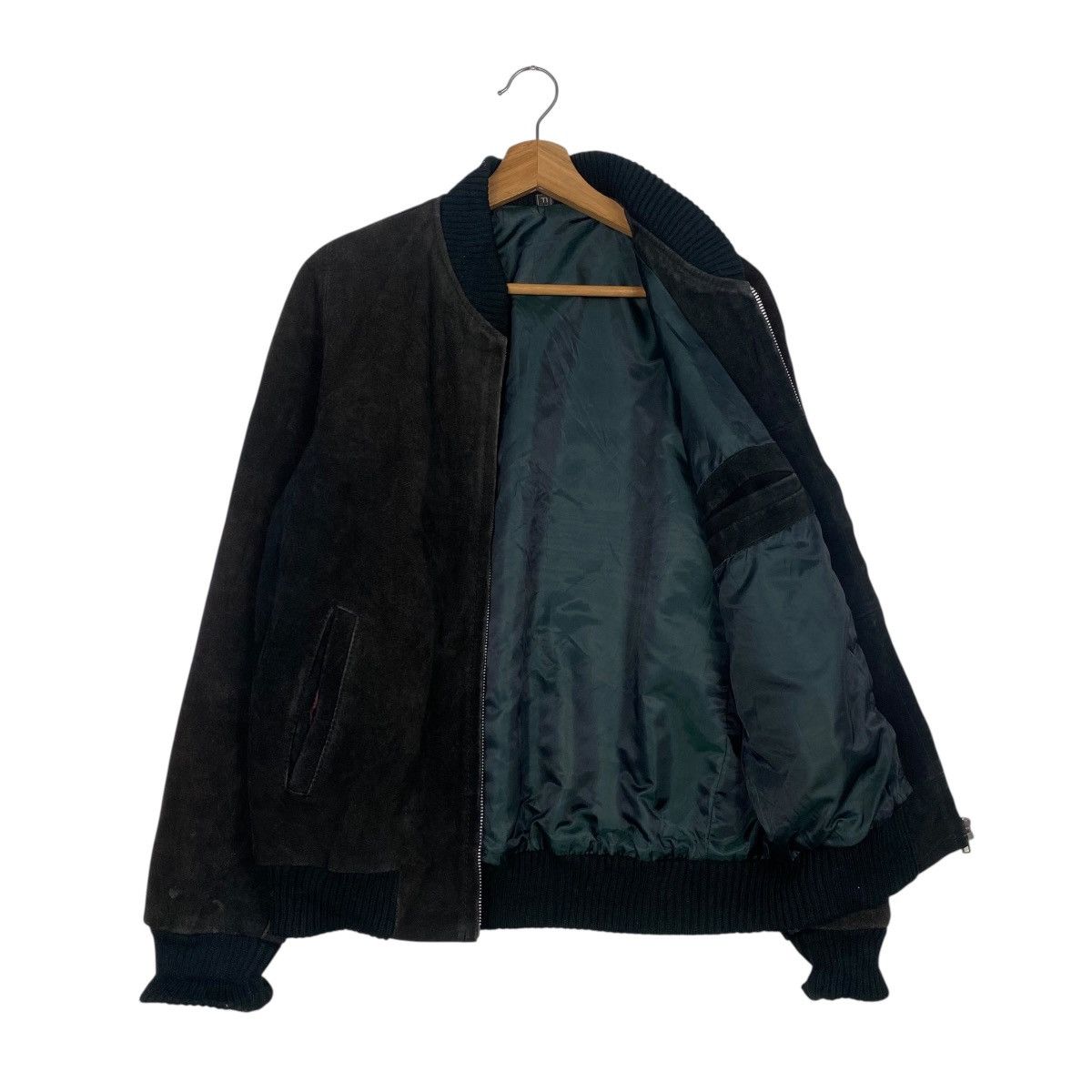Leather Vintage suede leather bomber jacket Size US L / EU 52-54 / 3 - 9 Thumbnail