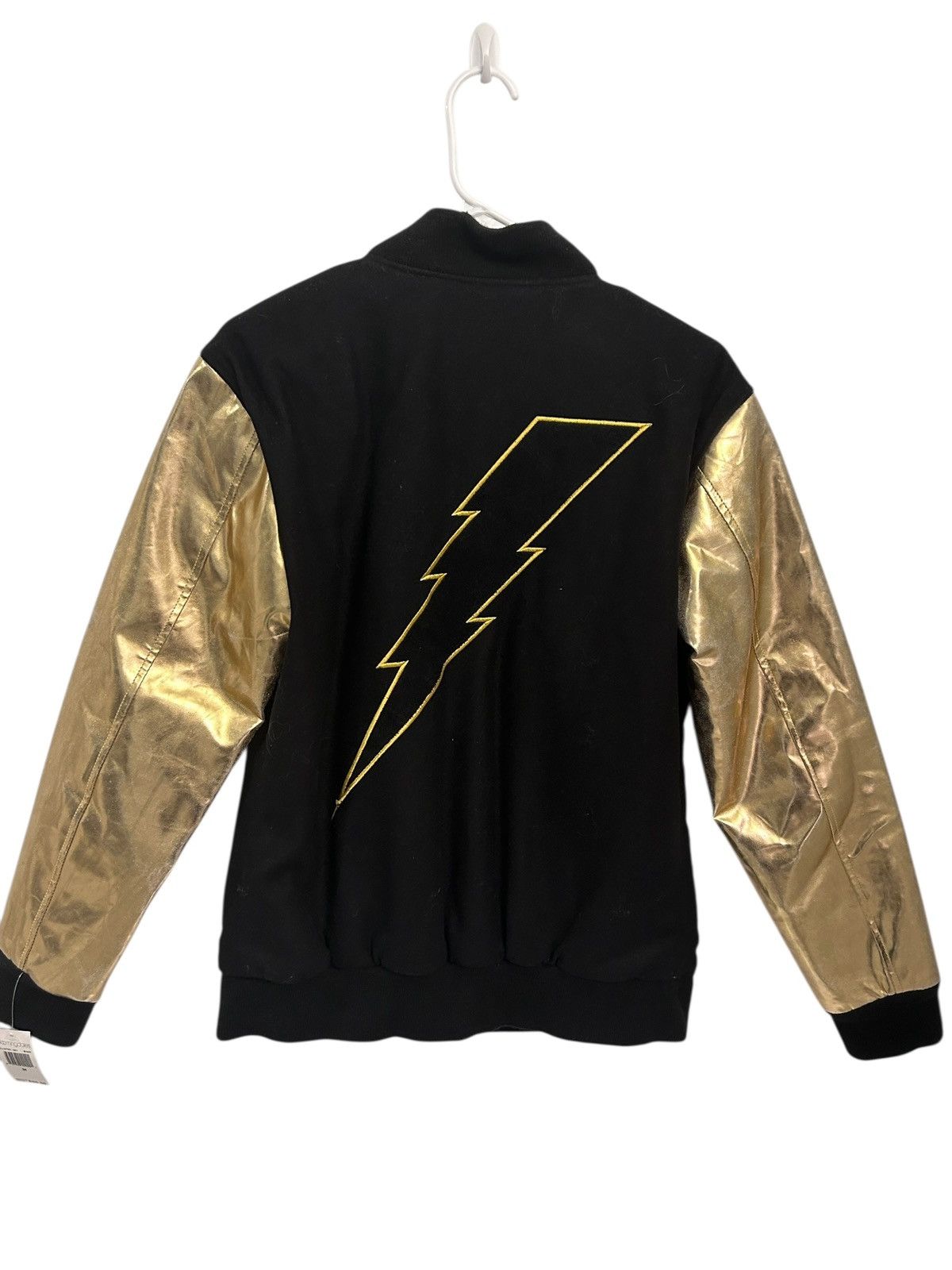 CHRLDR 'Object of Desire' metallic gold sleeve jacket Medium