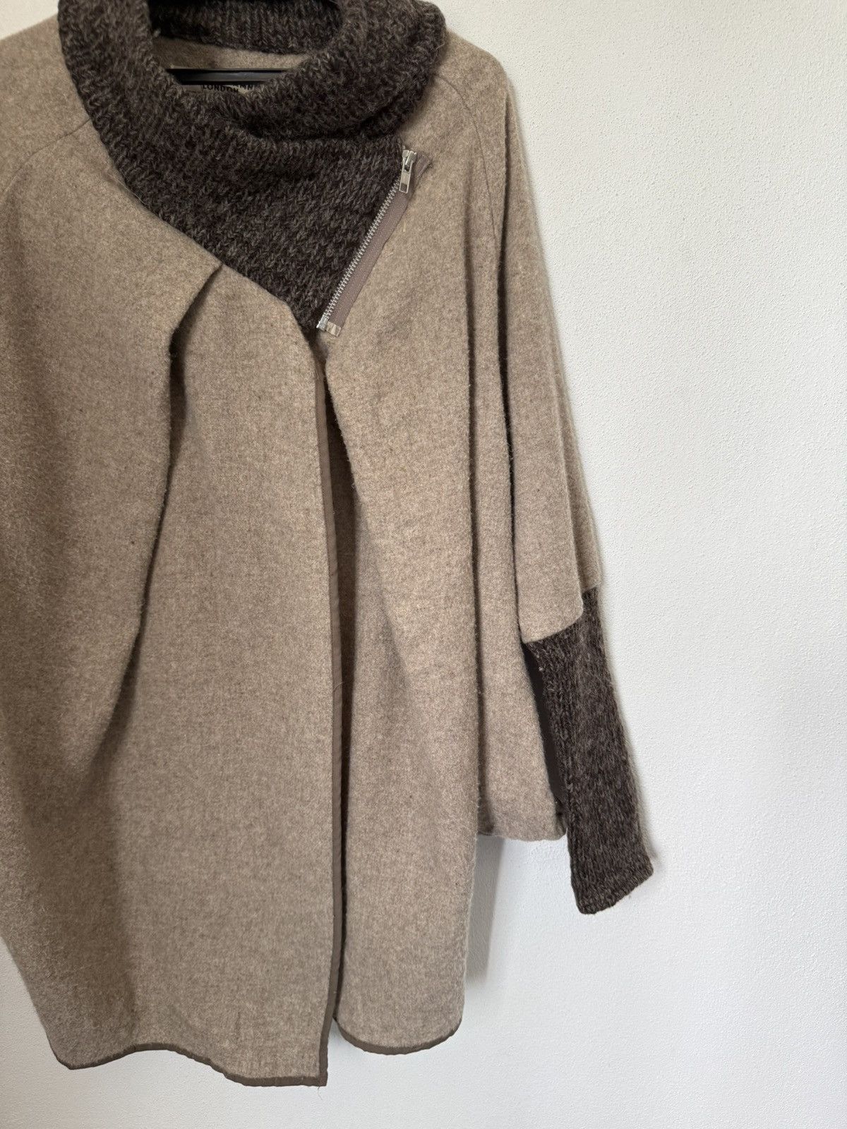 Katharine Hamnett London Katharine Hamnett Asymmetrical Wool Knit Jacket Japan Made Size M / US 6-8 / IT 42-44 - 4 Thumbnail