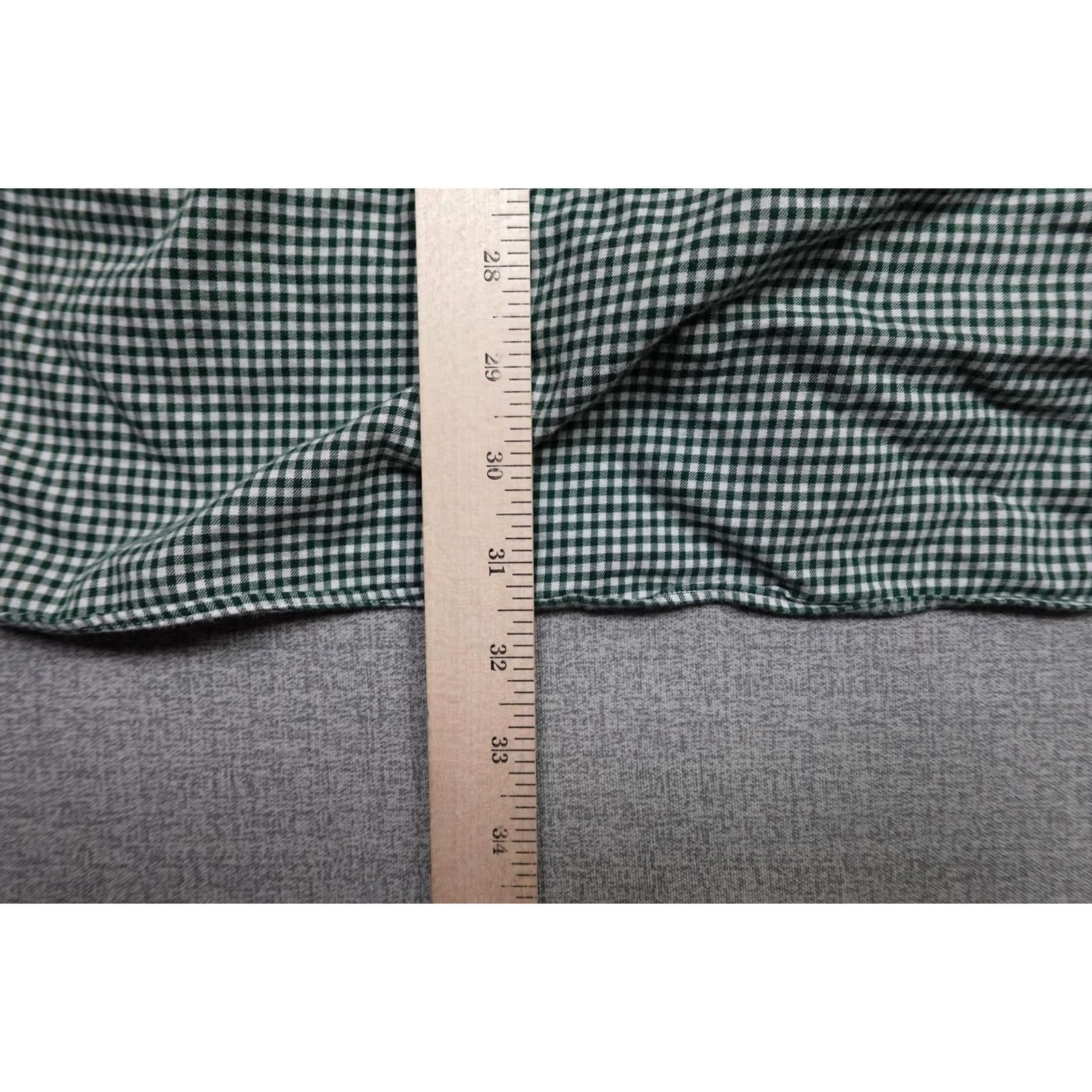 Ralph Lauren Ralph Lauren Dress Shirt Mens Big 4X Green Check Long Sleeve Button-Down Collared Shirt Size 48R - 7 Thumbnail