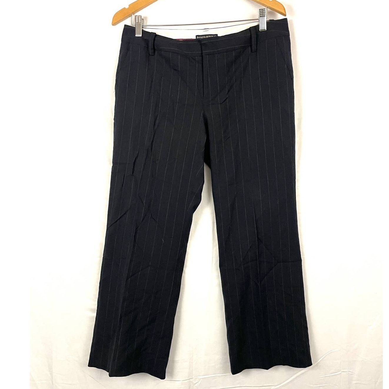 Banana Republic Banana Republic Pants Black Size 10R Wool Blend Lined Size 32" / US 10 / IT 46 - 1 Thumbnail