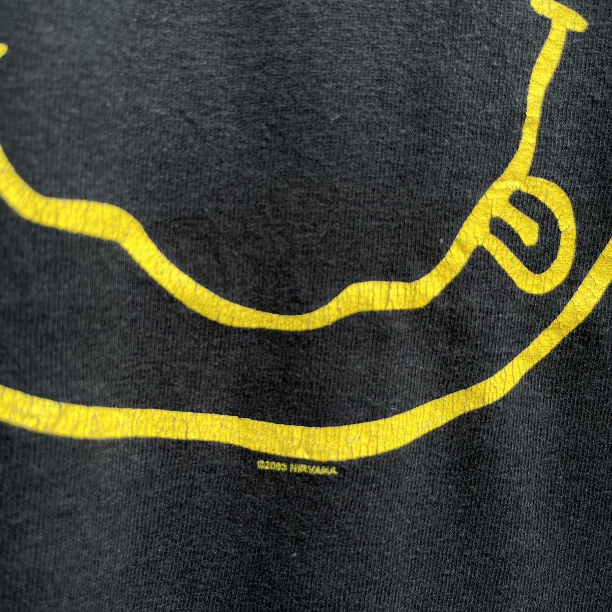Band Tees Vintage 00s NIRVANA band tee smiley Size US L / EU 52-54 / 3 - 5 Thumbnail