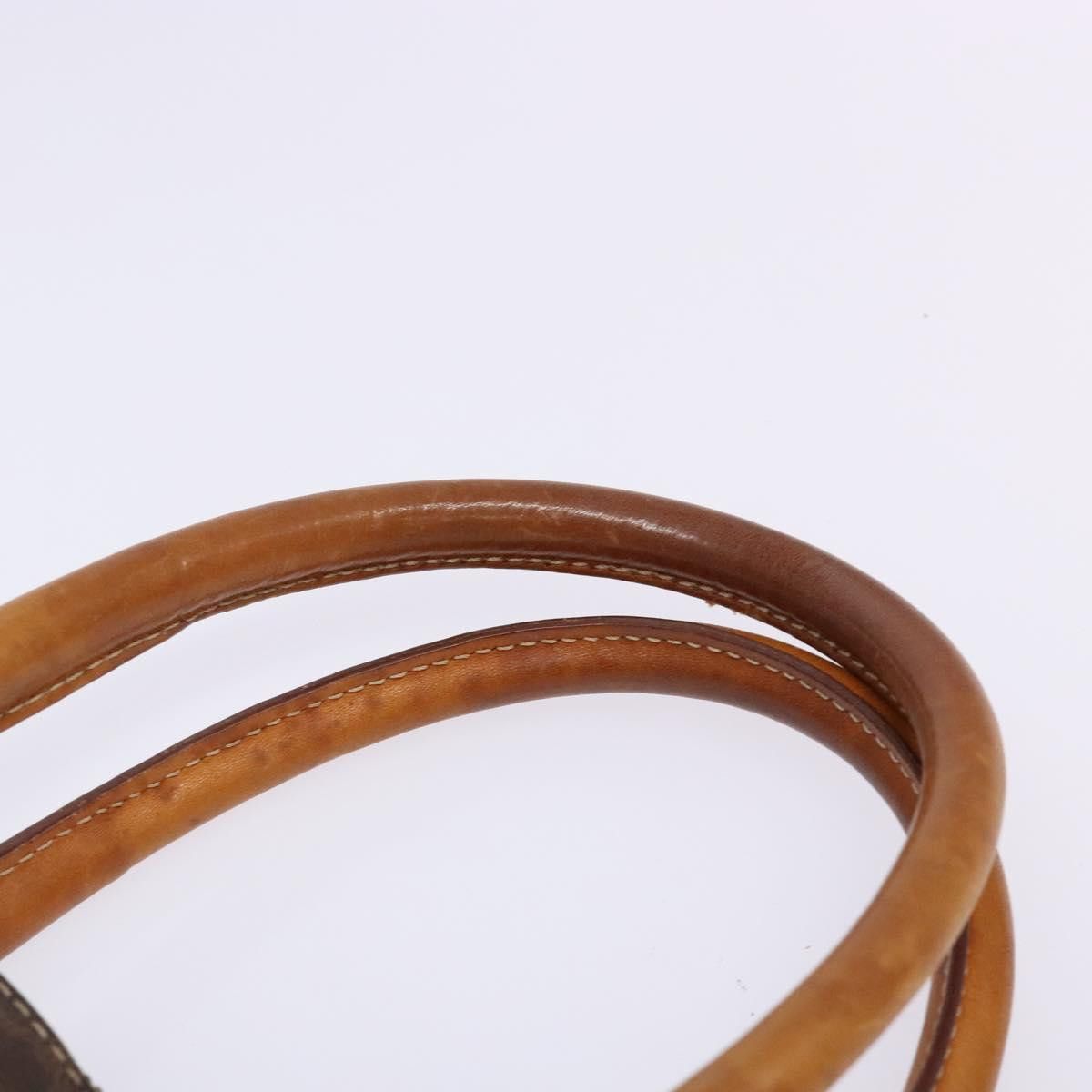 Celine CELINE Macadam Canvas Hand Bag Pvc Leather Brown Gold Size ONE SIZE - 8 Thumbnail