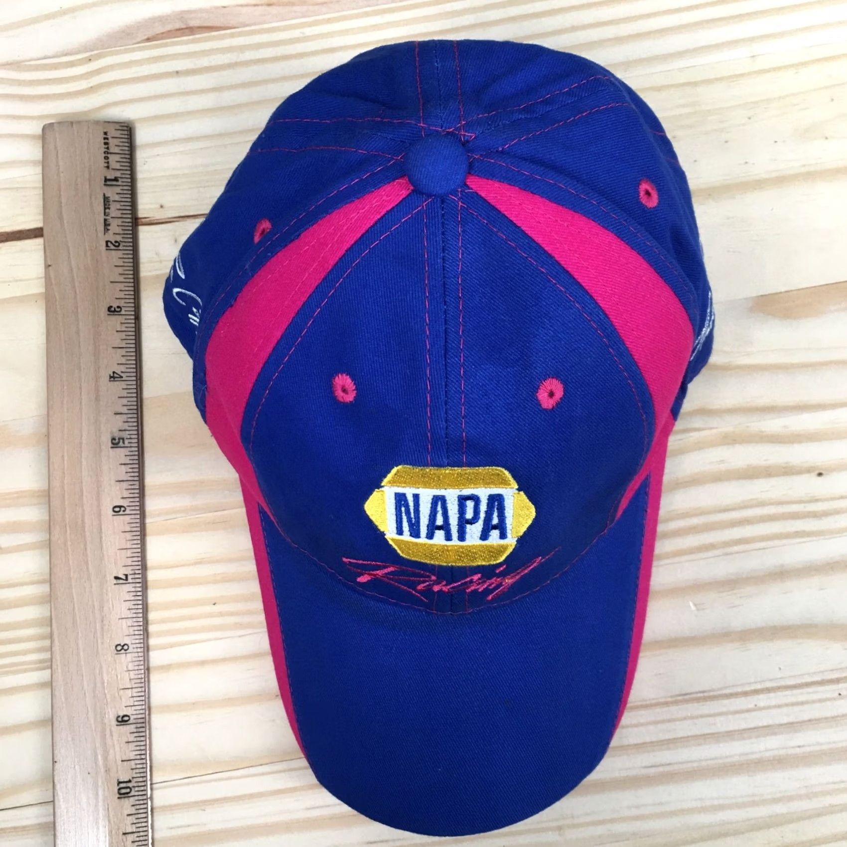 Vintage NAPA Racing Baseball Cap One Size Curved Brim Embroidered Blue Unisex Size ONE SIZE - 4 Thumbnail