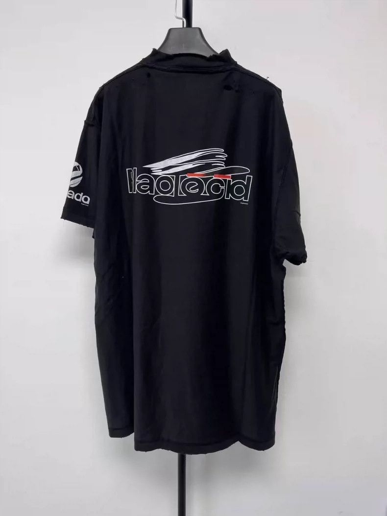 Balenciaga Balenciaga Black Logo Short Sleeve Tee Size US S / EU 44-46 / 1 - 2 Thumbnail
