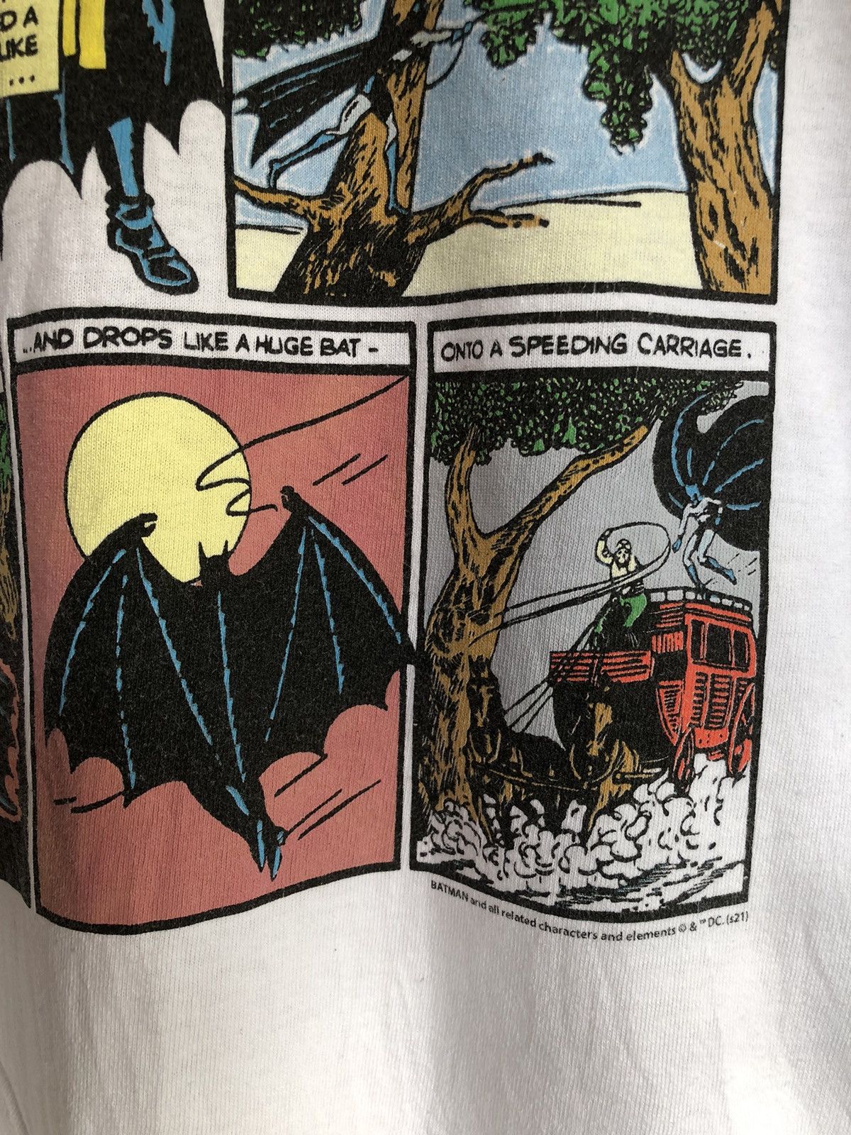 DC Comics × Vintage Vintage Y2k Delta Proweight Batman Dc Comic Book Tee Size US L / EU 52-54 / 3 - 10 Thumbnail
