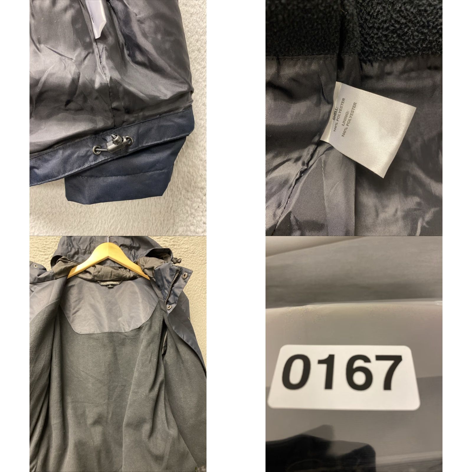 Port Authority Port Authority Jacket Men’s M Black Cal Poly Pomona Hooded Insulated Warm /0167 Size US M / EU 48-50 / 2 - 9 Thumbnail