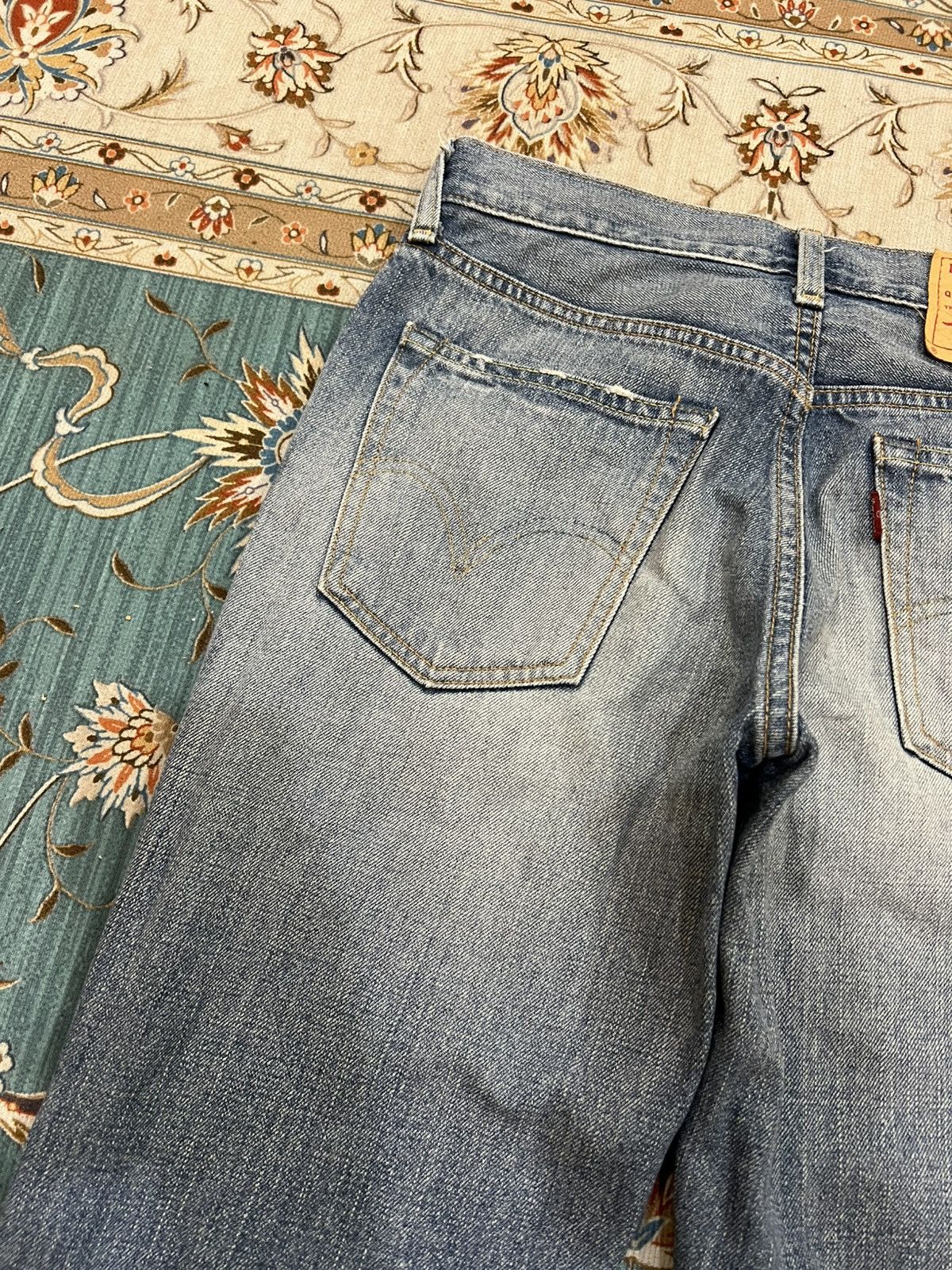 Levi's Vintage Flare Levis 517 Faded Denim Jean Size US 28 / EU 44 - 11 Thumbnail