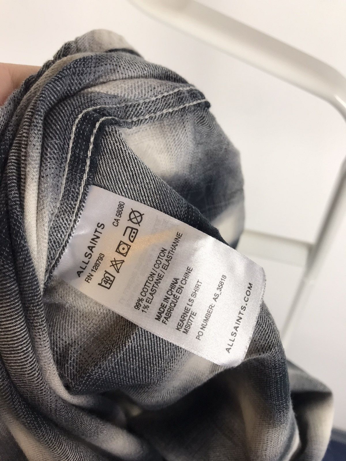 Allsaints Vintage All Saints Kearne LS Shirt Size US M / EU 48-50 / 2 - 4 Thumbnail
