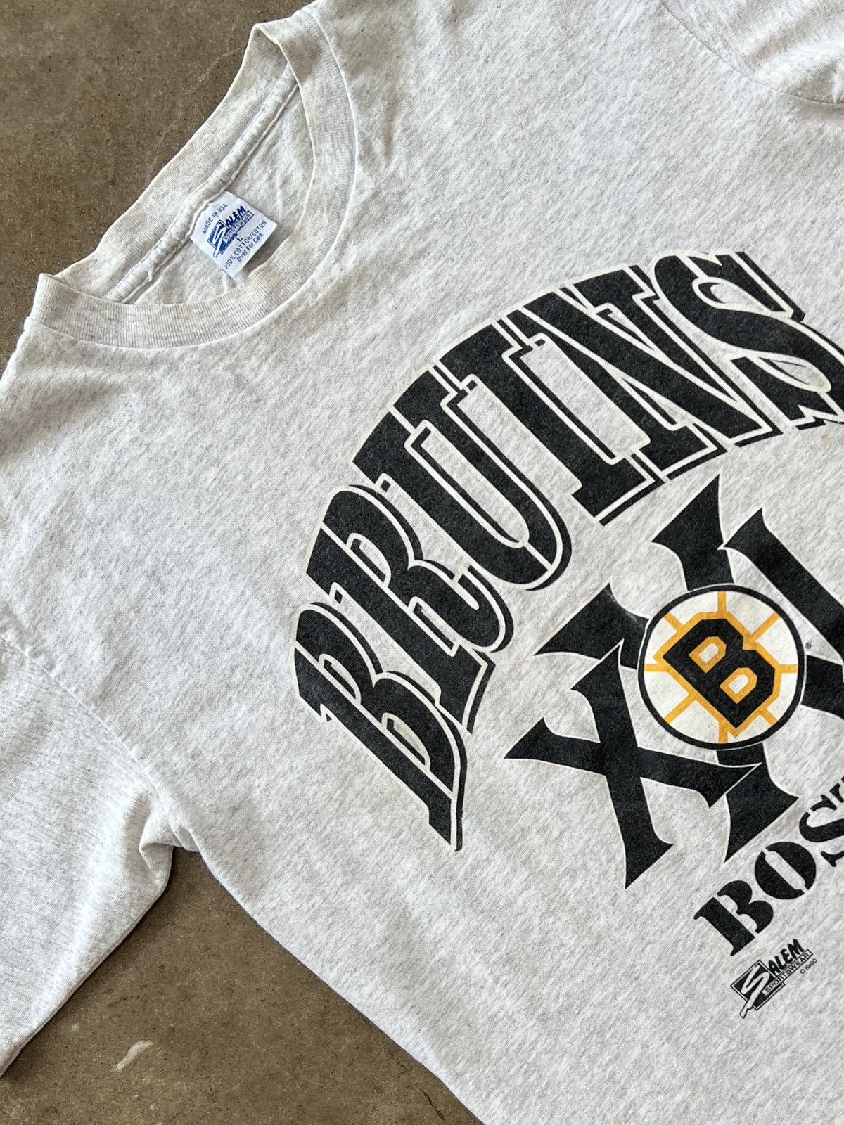 NHL Vintage 1990 NHL Hockey Boston Bruins Tee Large Size US L / EU 52-54 / 3 - 1 Thumbnail