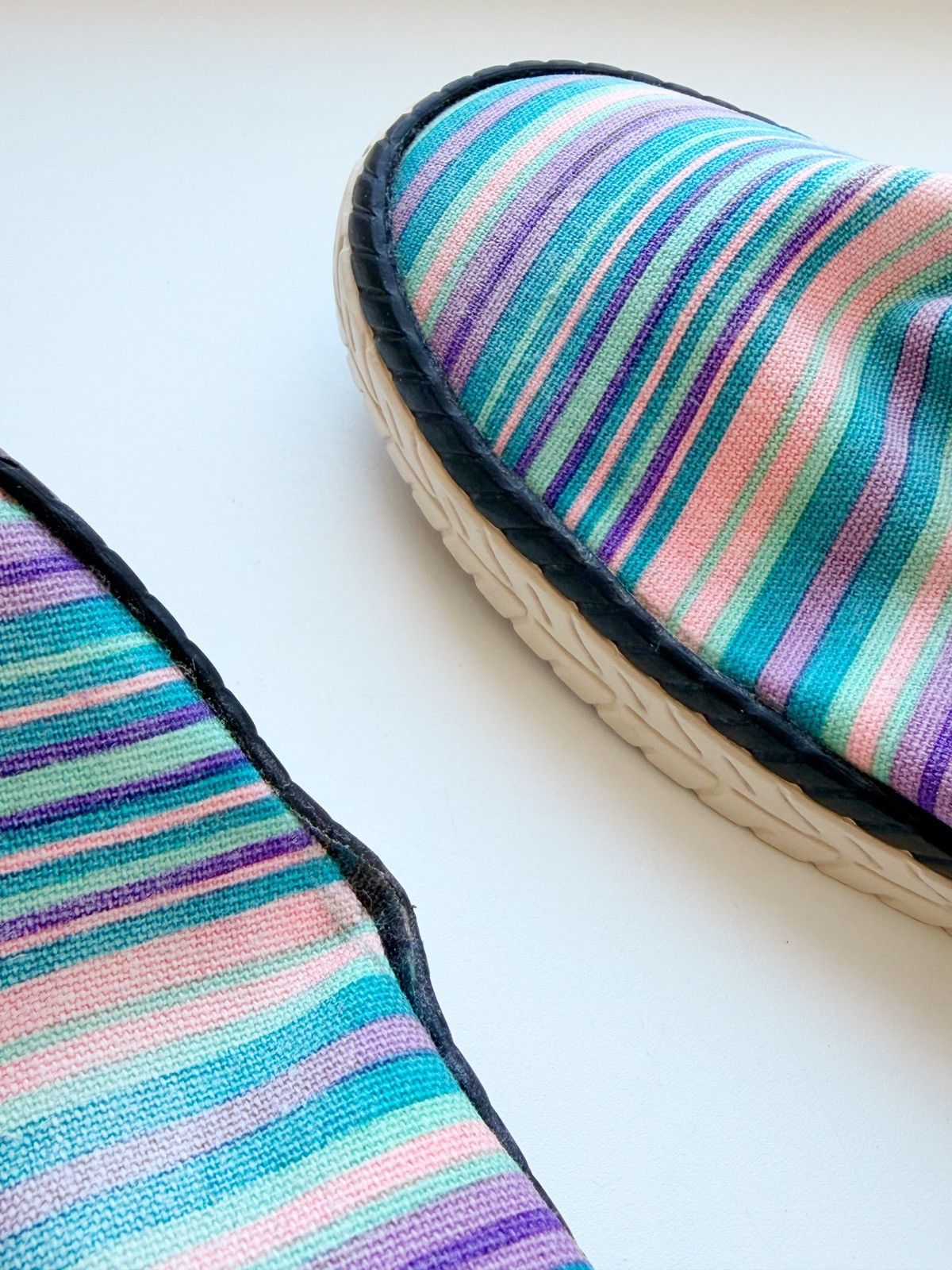 Marni MARNI Multicolored Striped Men Slip On Size 43 Comfort Shoes Size US 10 / EU 43 - 5 Thumbnail
