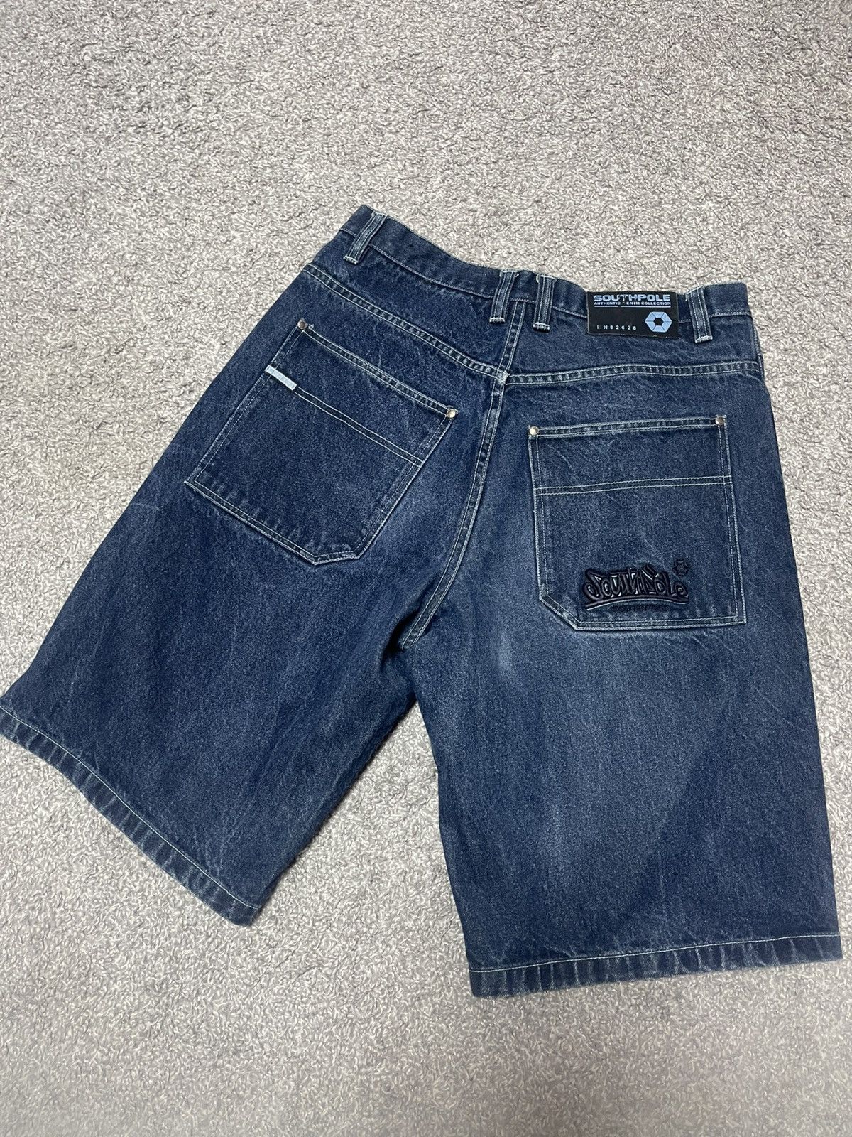 Southpole Southpole Y2K Baggy Loose Fit Denim Shorts HipHop size 36 Size US 36 / EU 52 - 4 Thumbnail
