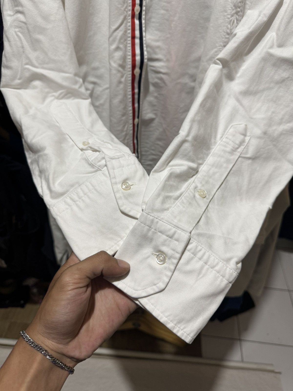 Thom Browne Thom Browne Classic Oxford Shirt Size US XL / EU 56 / 4 - 5 Thumbnail