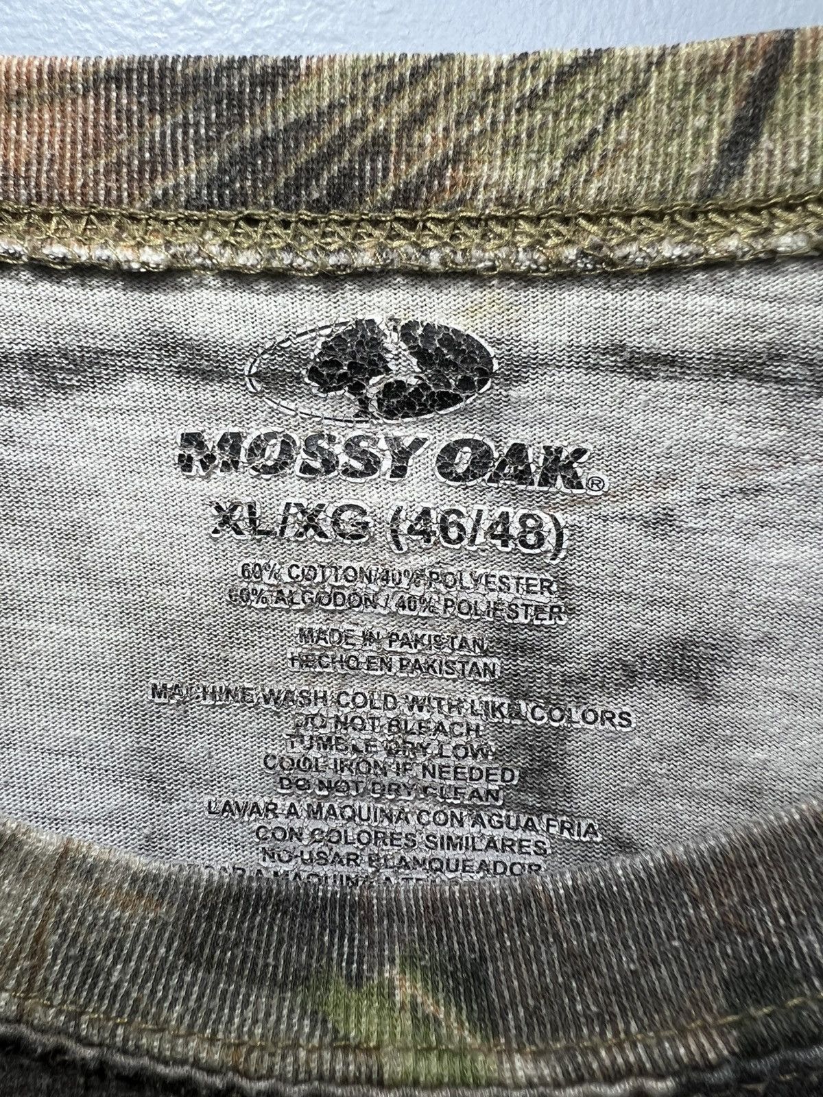 Mossy Oaks Mossy Oak Shirt Men XL Break Up Camo Camouflage Short Sleeve Size US XL / EU 56 / 4 - 3 Thumbnail