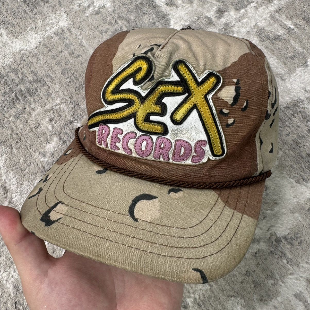 Chrome Hearts Matty boy sex records camo leather patch gunslinger hat Size ONE SIZE - 6 Thumbnail
