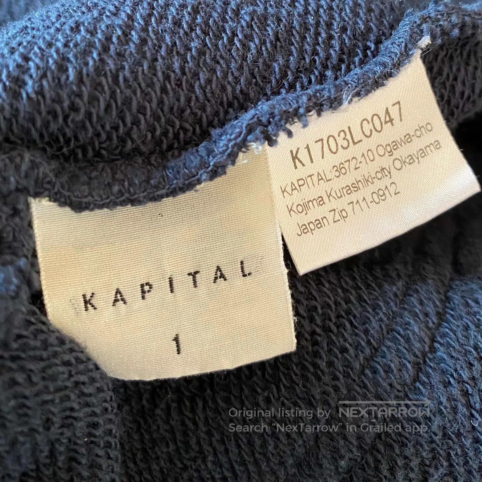 Kapital Kapital Toga Japanese Surf Print Blue Coat . Size US S / EU 44-46 / 1 - 3 Thumbnail