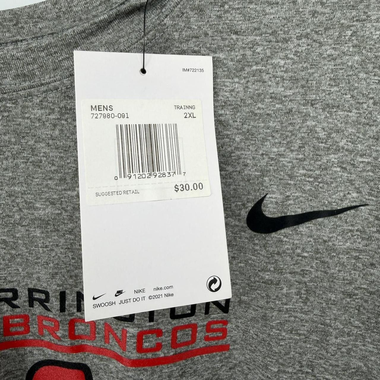 Nike Nike Dri-FIT Men’s 2XL Long Sleeve Barrington Broncos NWT Size US XXL / EU 58 / 5 - 2 Thumbnail