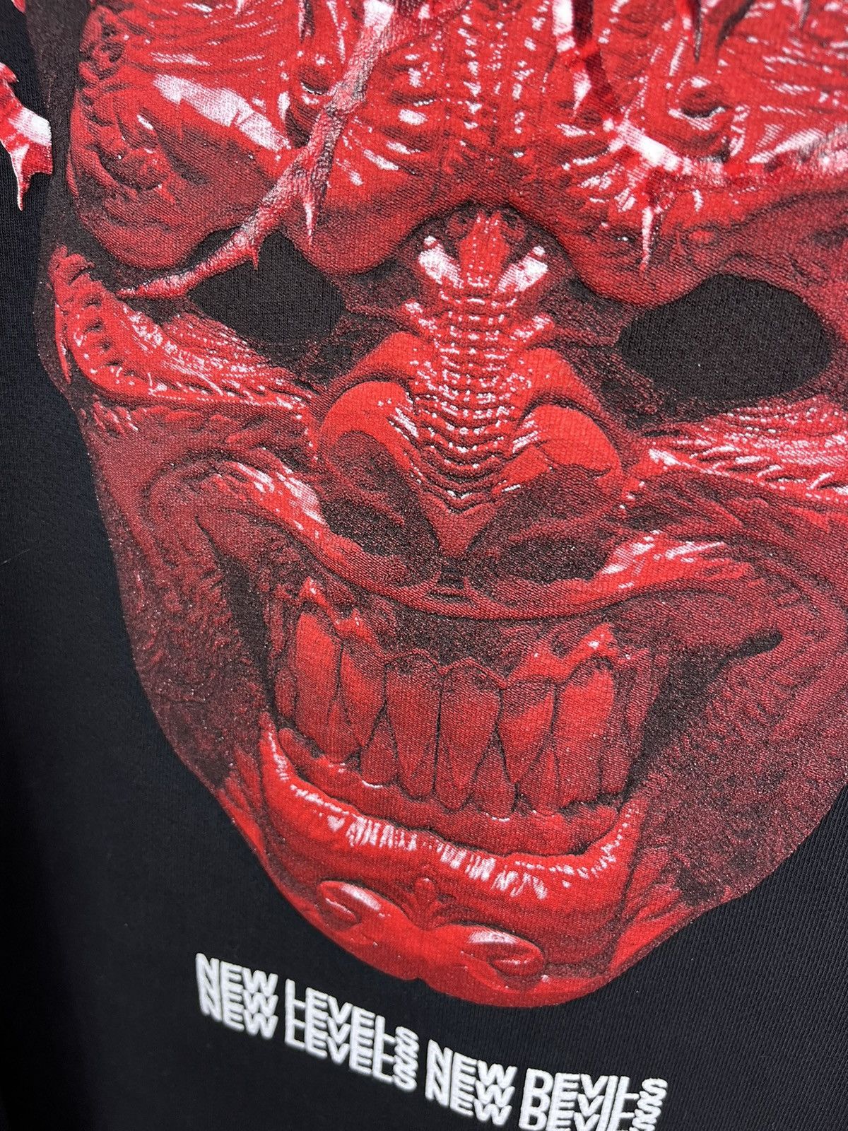 Band Tees × Los Angeles Apparel × ROSE IN GOOD FAITH Rose in good faith x Polyphia demon raw oversized hoodie Size US S / EU 44-46 / 1 - 10 Thumbnail