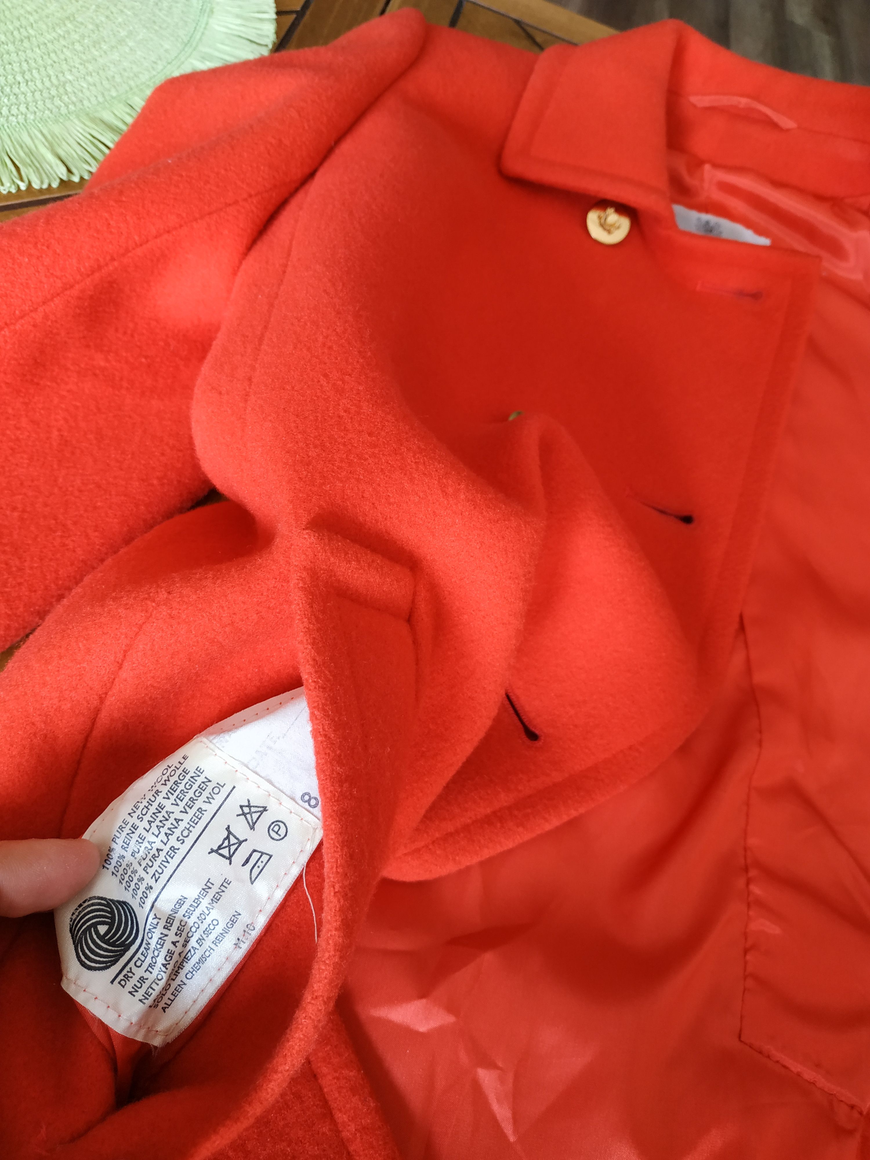 Aquascutum AQUASCUTUM Women's Vintage 90's Midi Wool Coat, SMALL Size S / US 4 / IT 40 - 8 Thumbnail